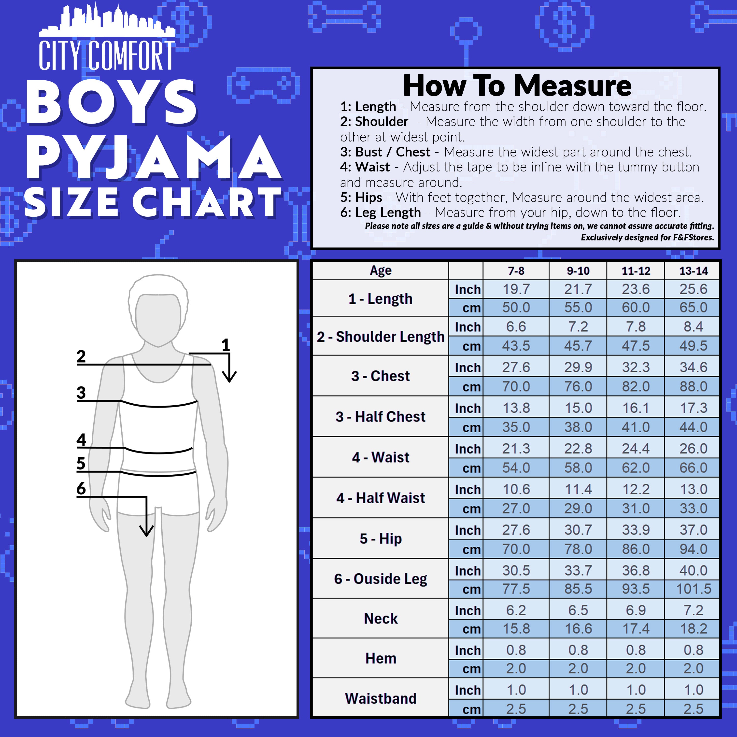 citycomfort-pyjama-gar-on-long-gamer-11-12-ans image 7