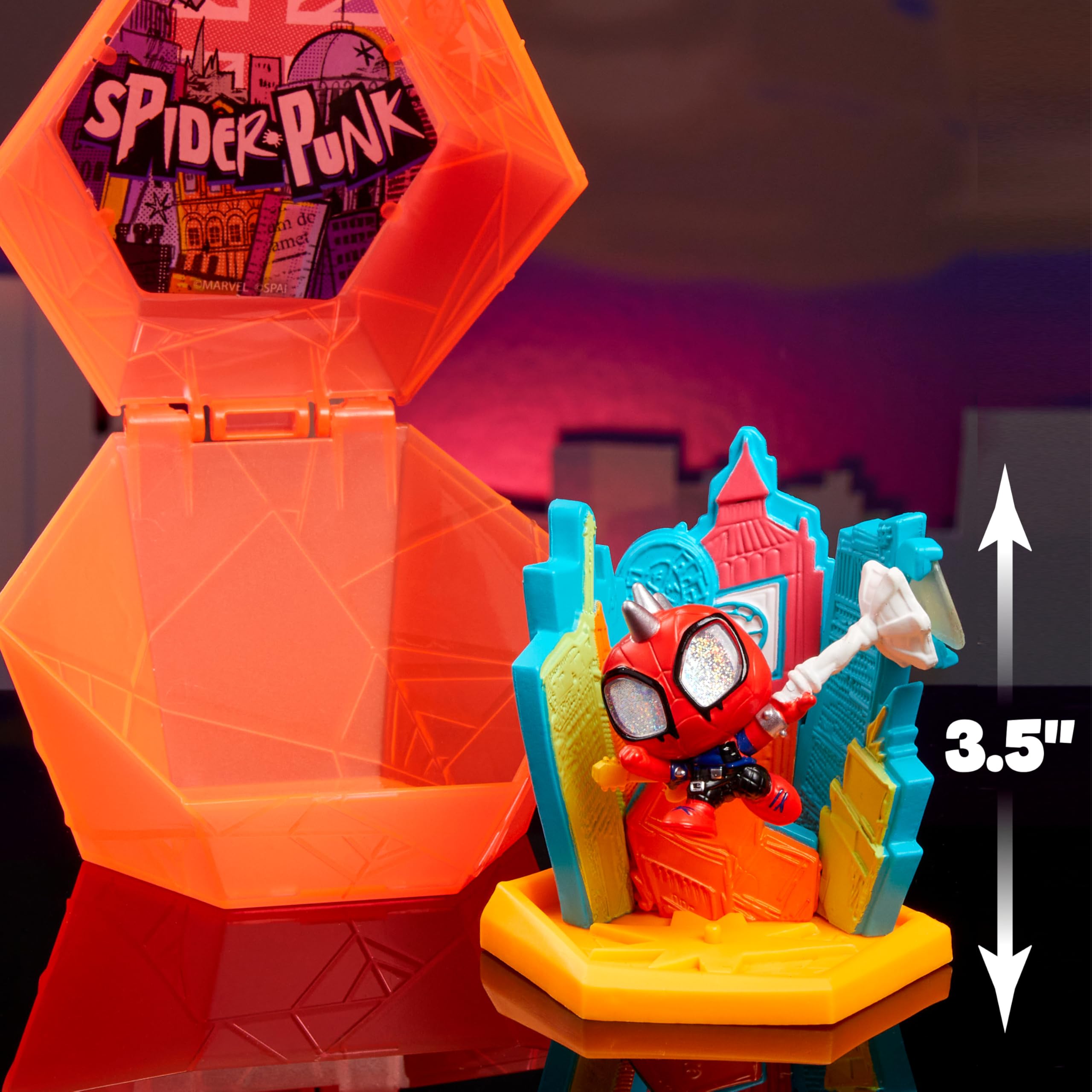 marvel-spider-verse-doorables-figurine-myst-re-capsule-3-8-cm image 2