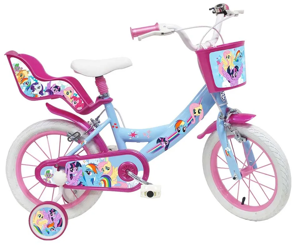 my-little-pony-v-lo-fille-14-pouces-bleu-fuchsia-acier image 1