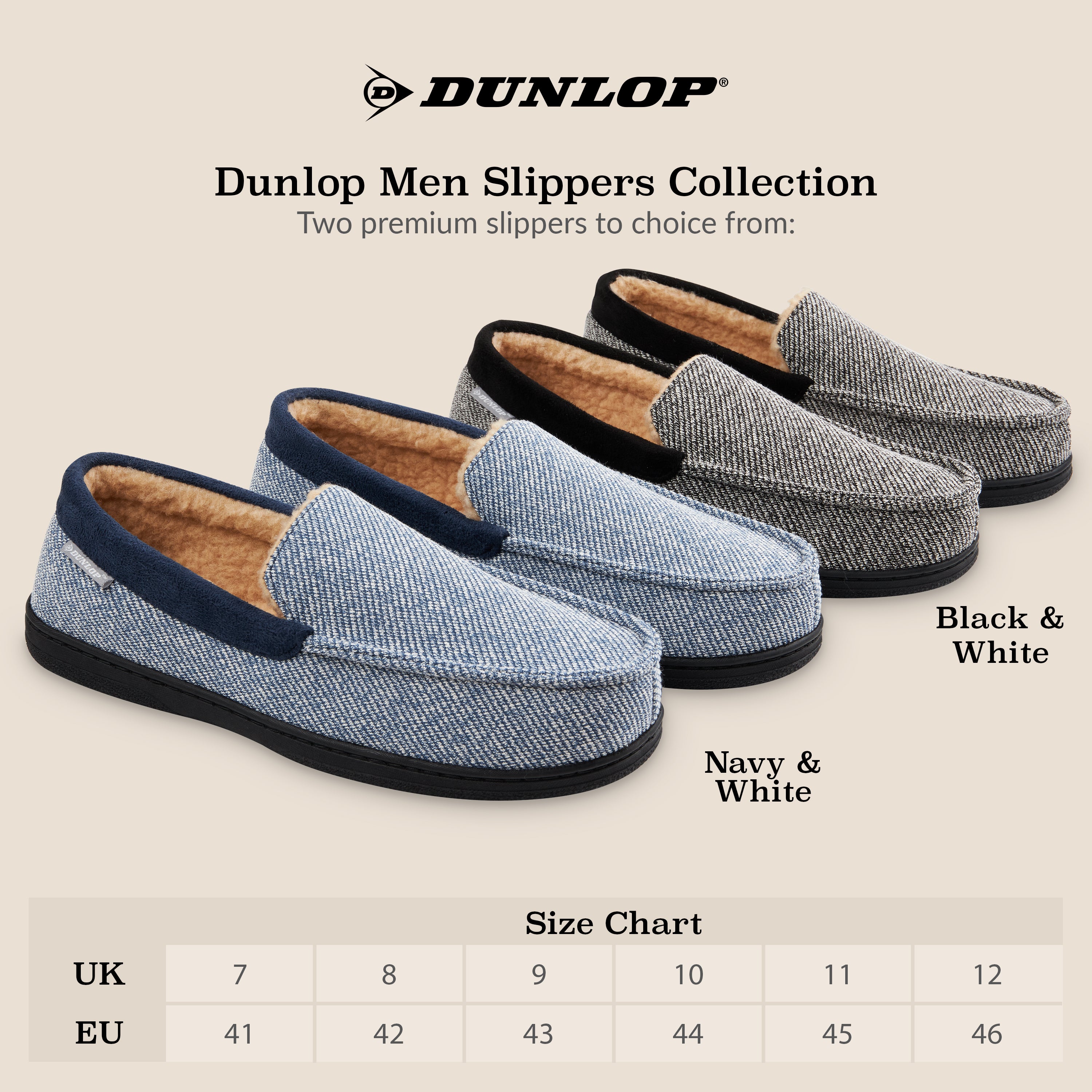 dunlop-mocassins-homme-fourr-s-m-moire-marine-respirant image 6