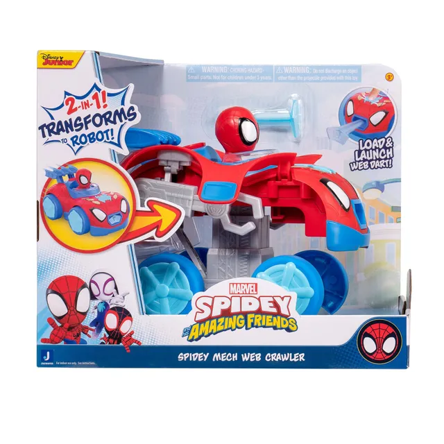 marvel-spidey-robot-exploration-mech-20-cm-transformable image 1