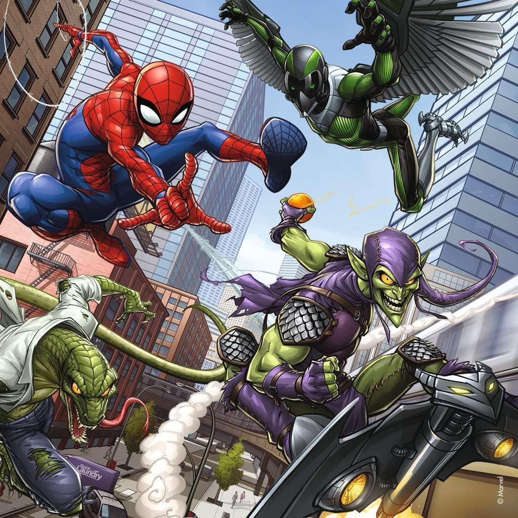 ravensburger-spider-man-en-action-puzzle-3x49-pi-ces-5-ans image 4