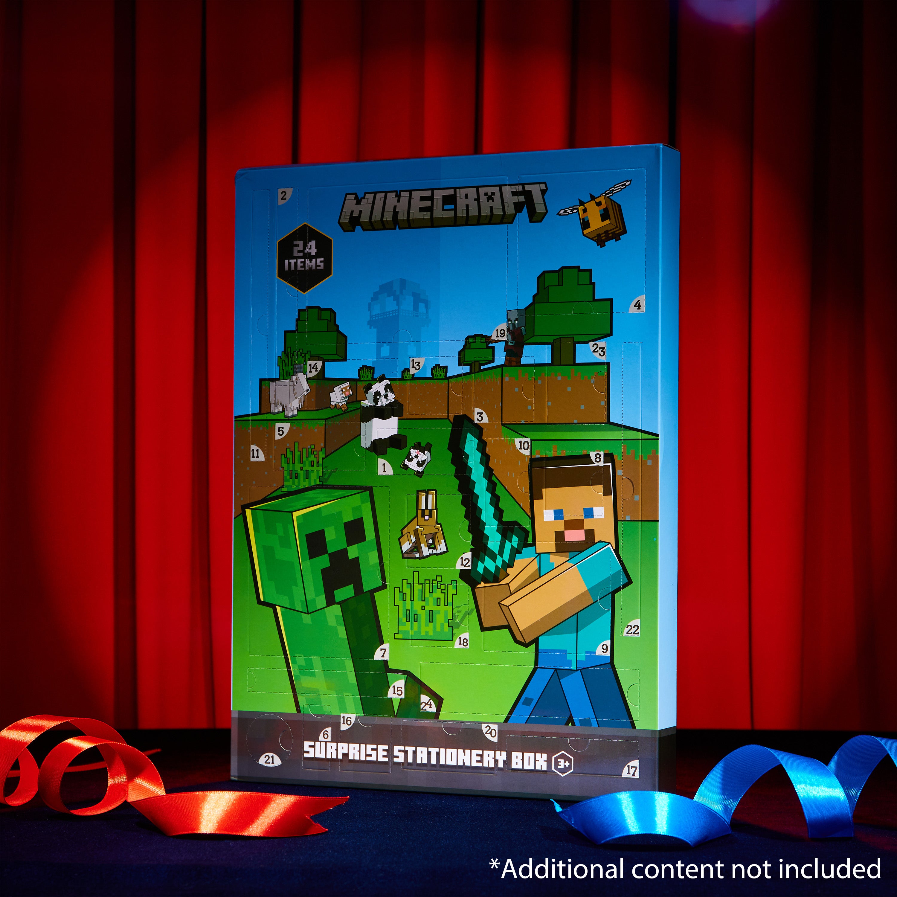 minecraft-calendrier-de-l-avent-2025-24-surprises-papeterie image 2
