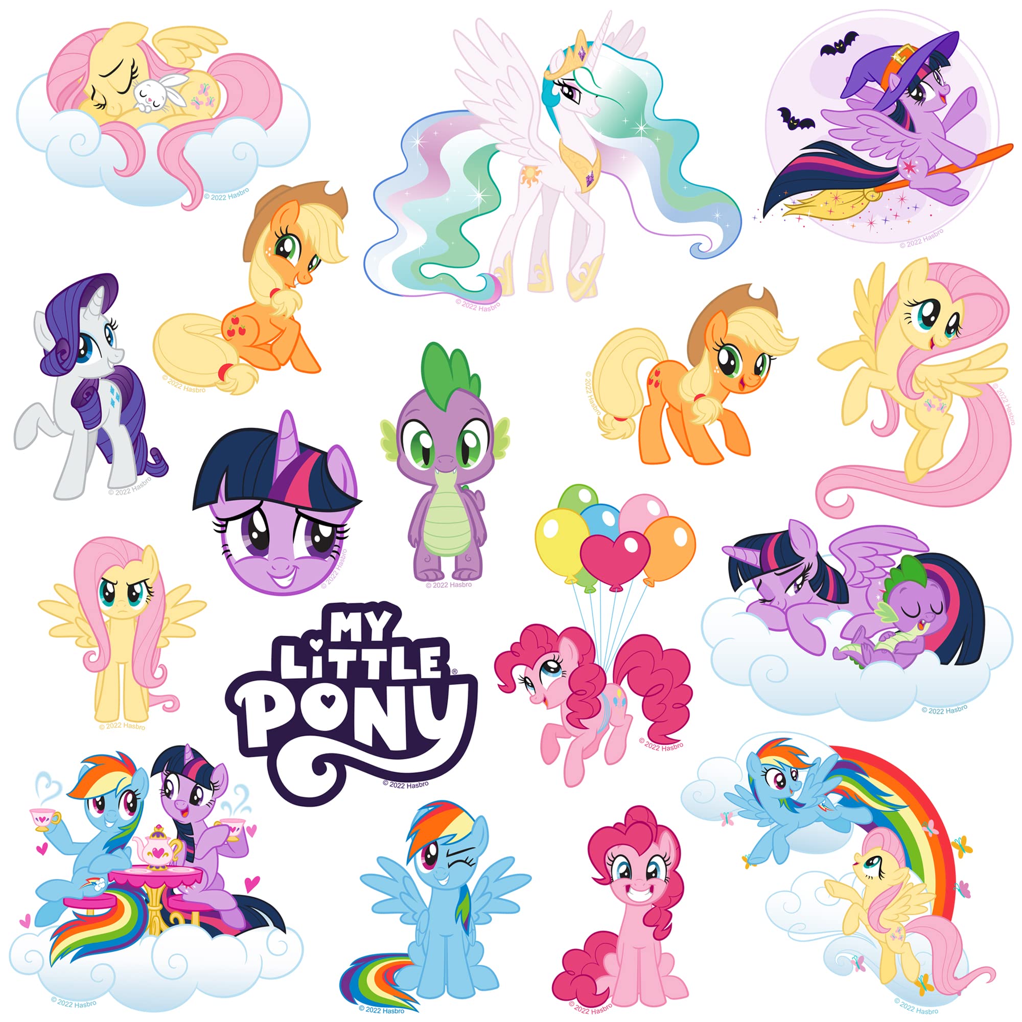 my-little-pony-stickers-vinyle-50-pi-ces-large-deluxe image 3