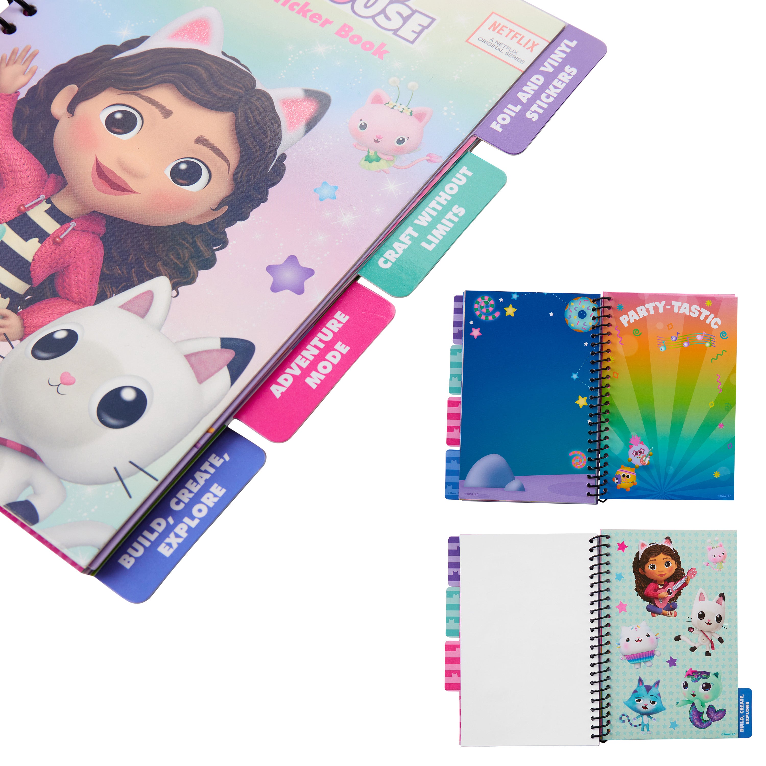 gabby-s-dollhouse-livre-stickers-fille-28-planches-cadeau image 4