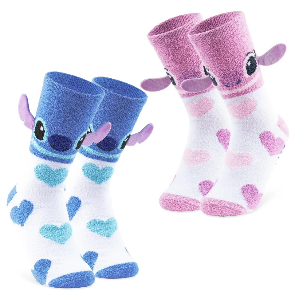 disney-stitch-chaussettes-pilou-femme-lot-de-2 image 1