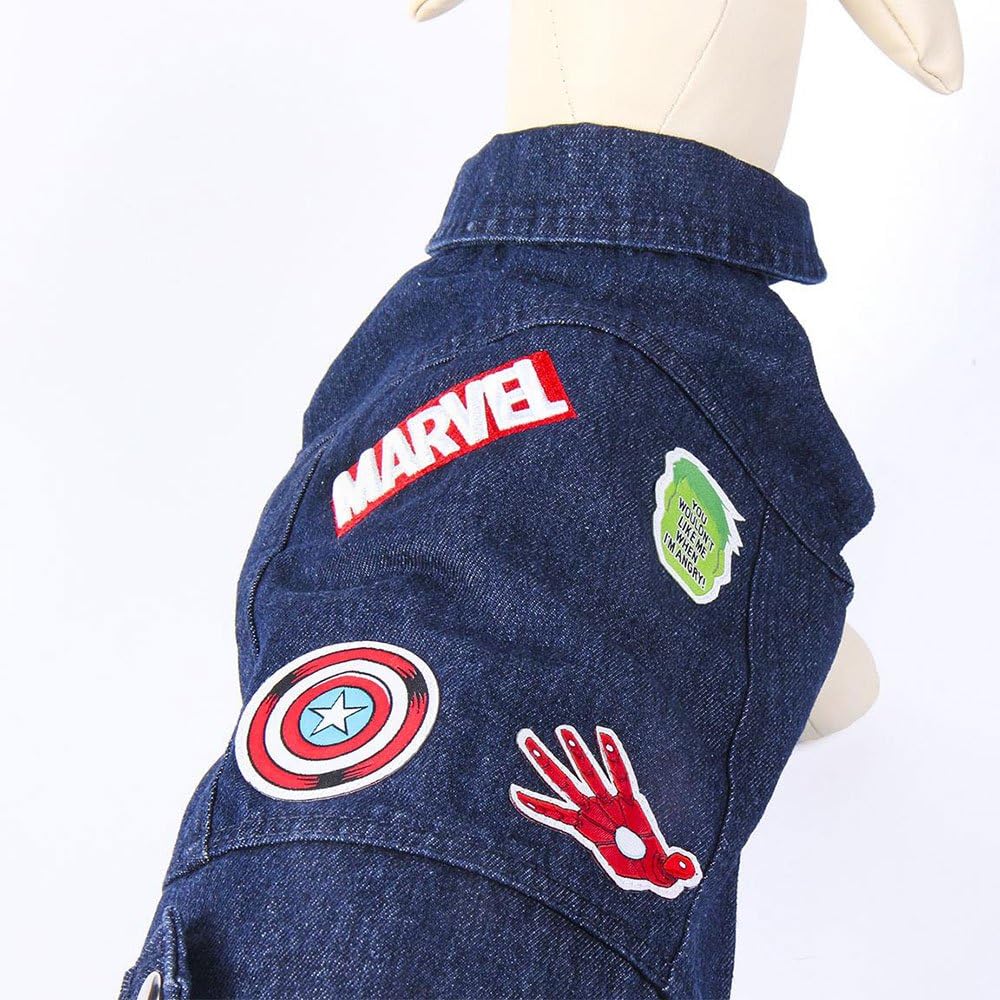 marvel-veste-chien-denim-taille-s-coton-22-cm image 4