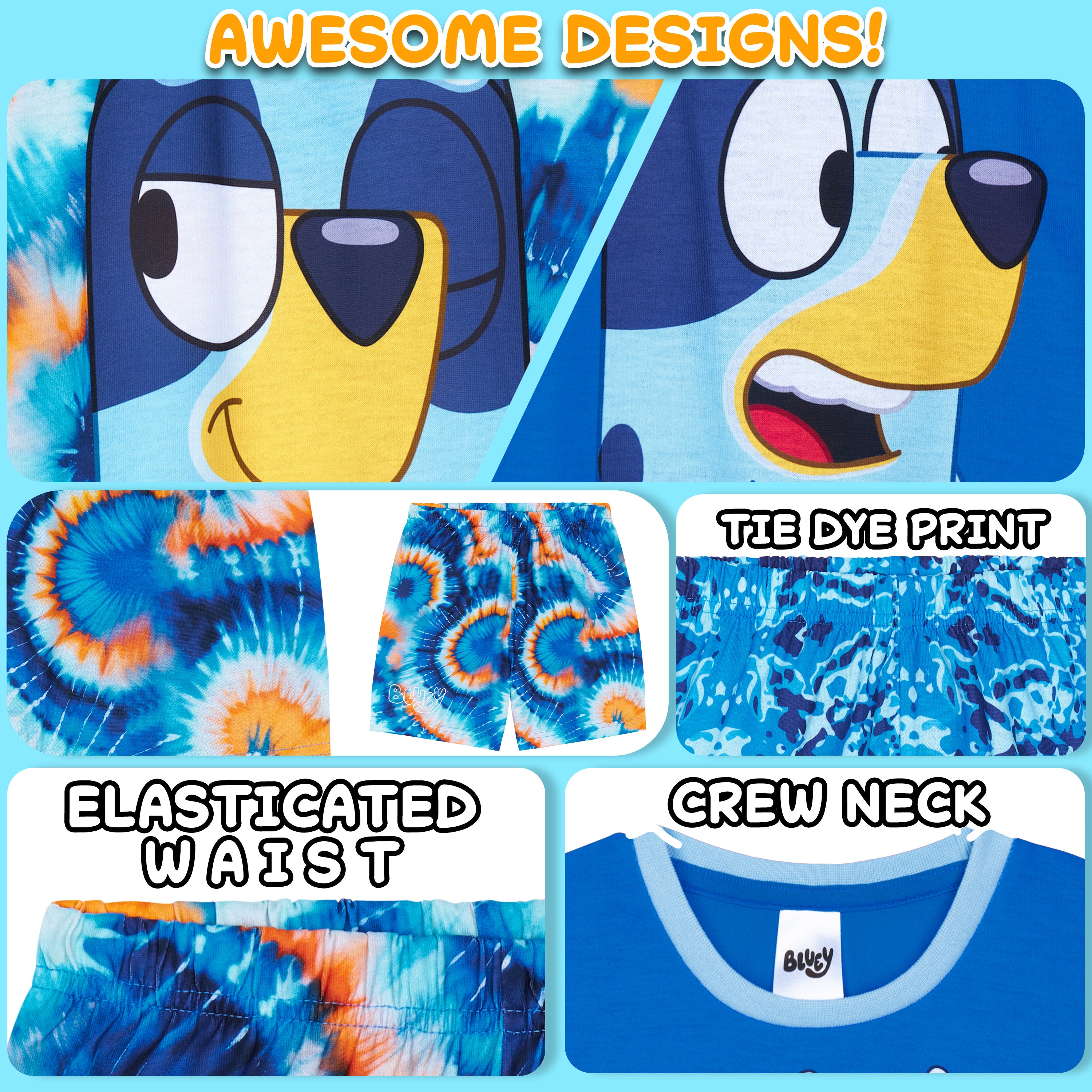 get-trend-boys-bluey-pyjama-gar-on-court-lot-de-2-bluey image 4