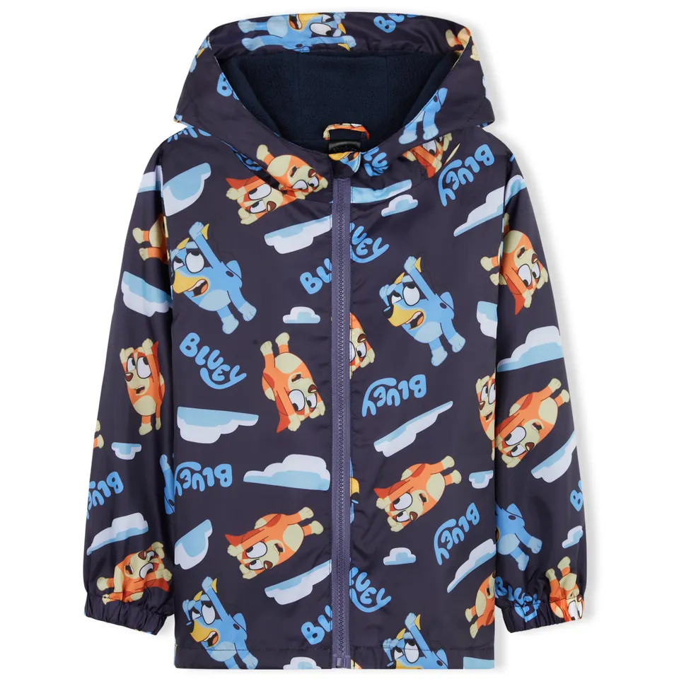 bluey-manteau-pluie-fille-capuche-imperm-able-doubl-polaire image 1