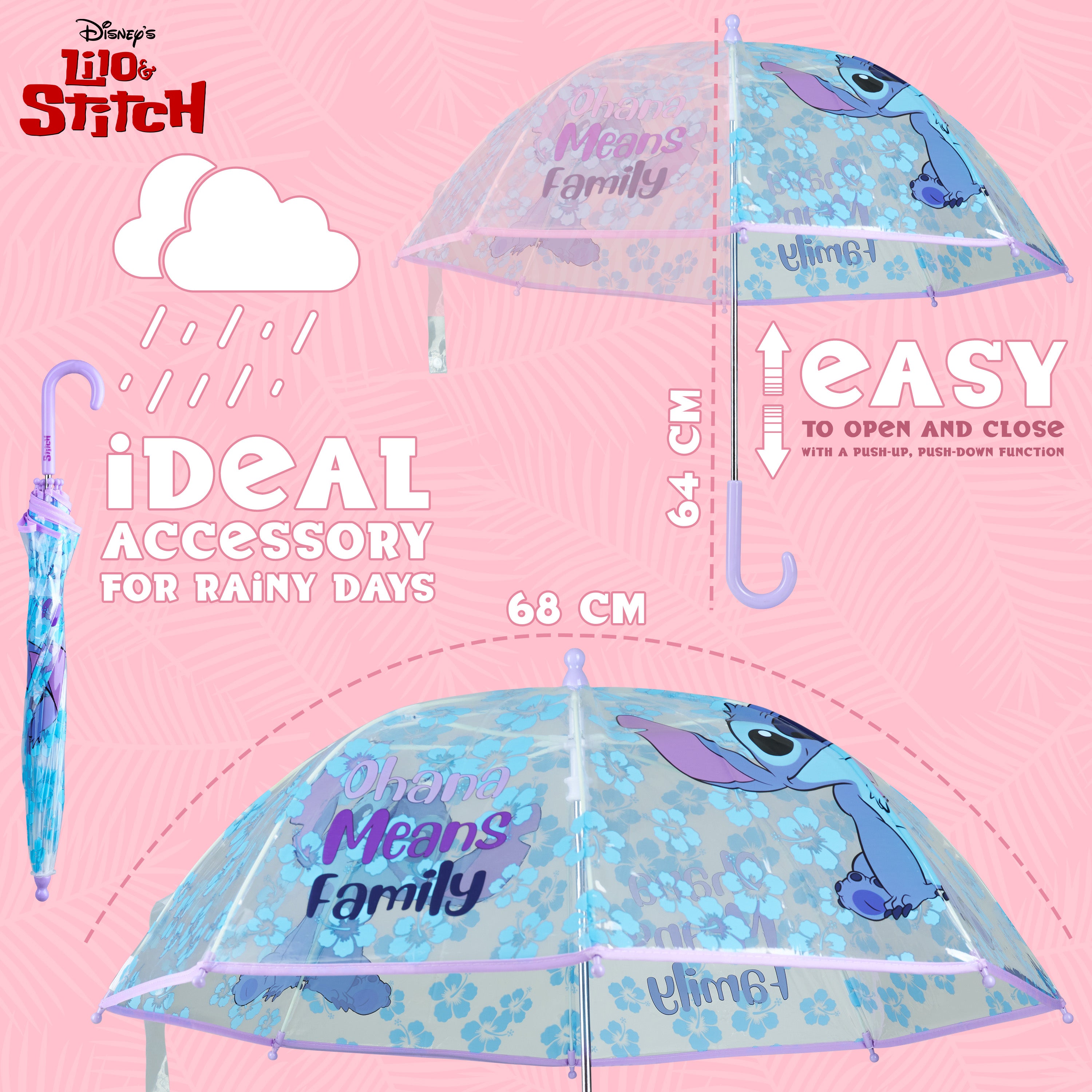 disney-stitch-parapluie-enfant-cloche-transparent-l-ger image 6