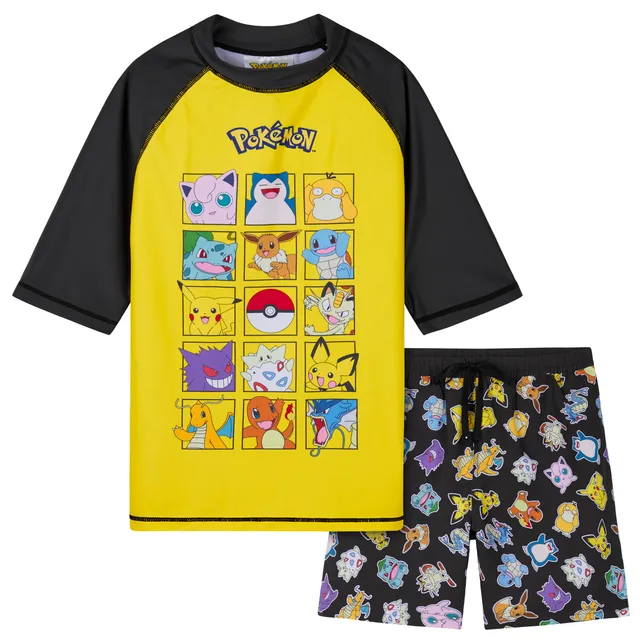 pok-mon-maillot-bain-gar-on-2-pi-ces-pikachu-7-8-ans image 1