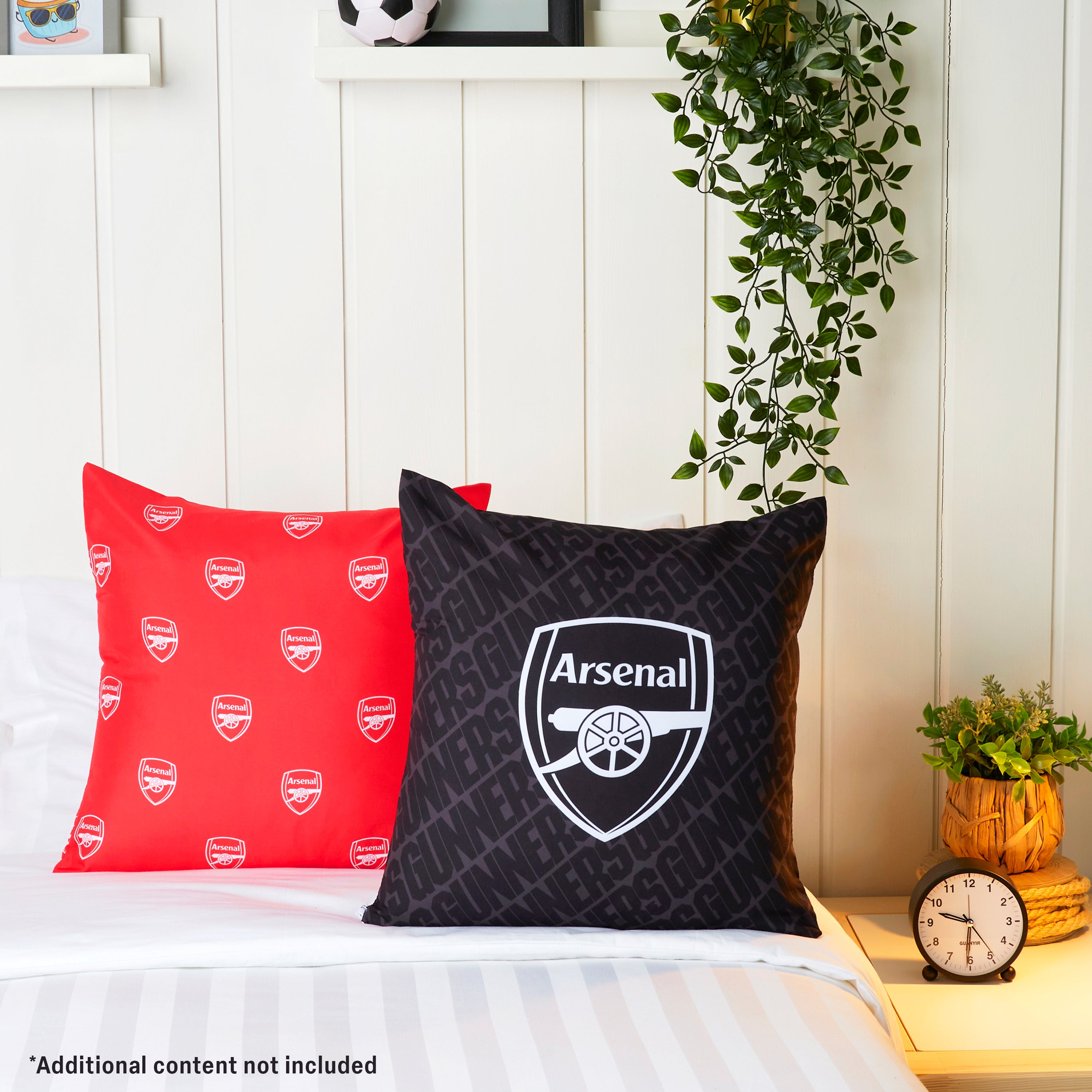 arsenal-fc-lot-2-housses-coussin-39x39-cm-foot image 2