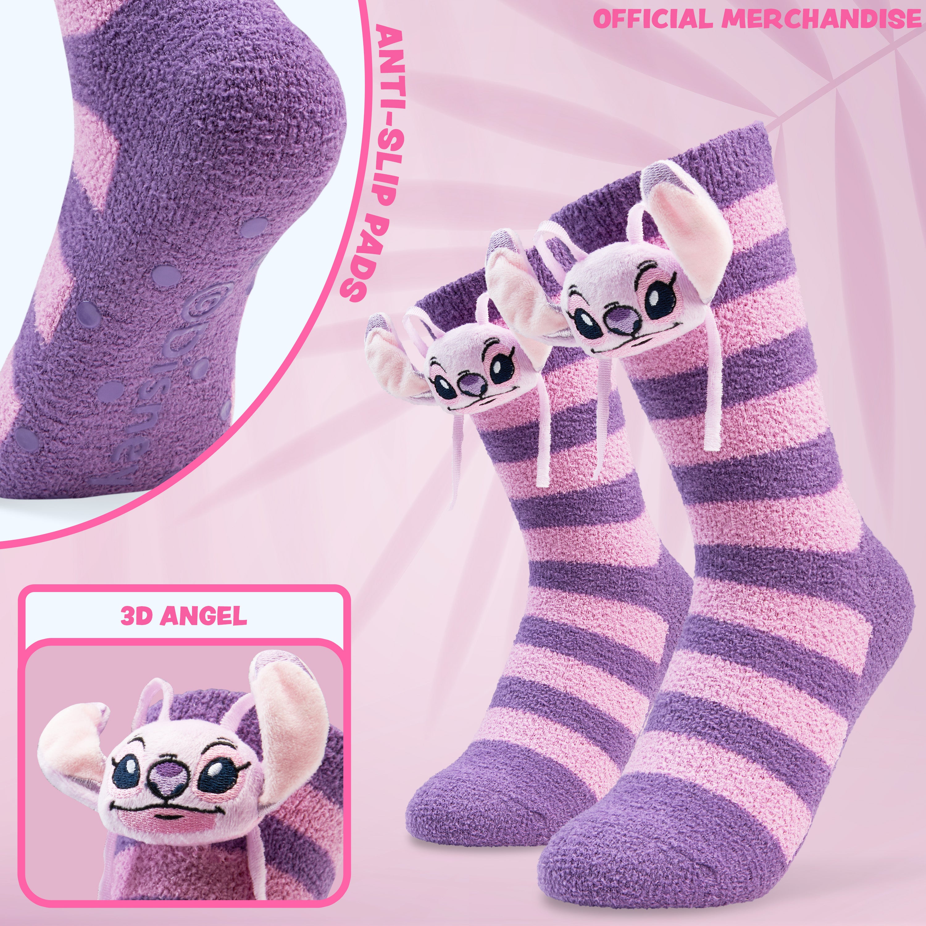 disney-stitch-chaussettes-pilou-femme-antid-rapantes-taille-unique image 3