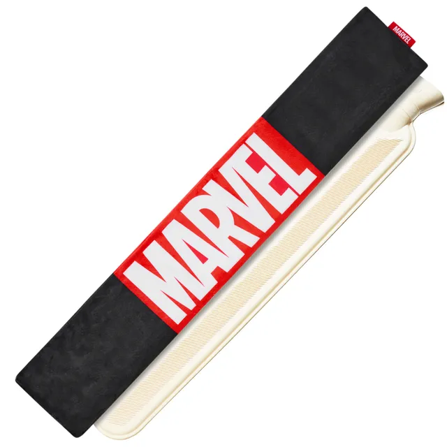 marvel-bouillotte-eau-chaude-housse-polaire-noire-2-litres image 1