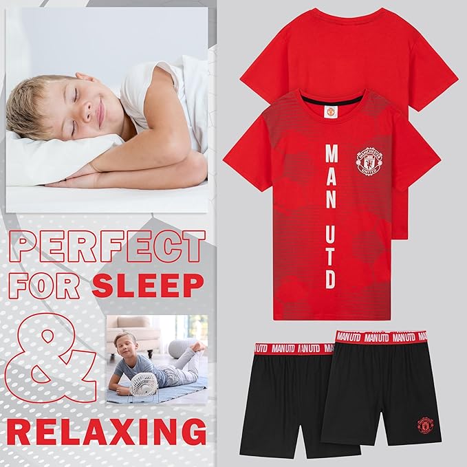 manchester-united-pyjama-gar-on-court-foot-5-6-ans image 3