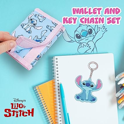 disney-stitch-portefeuille-enfant-porte-cl-s-bleu image 5