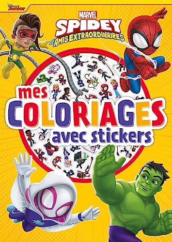 spidey-et-ses-amis-coloriages-avec-stickers-livre-marvel image 4