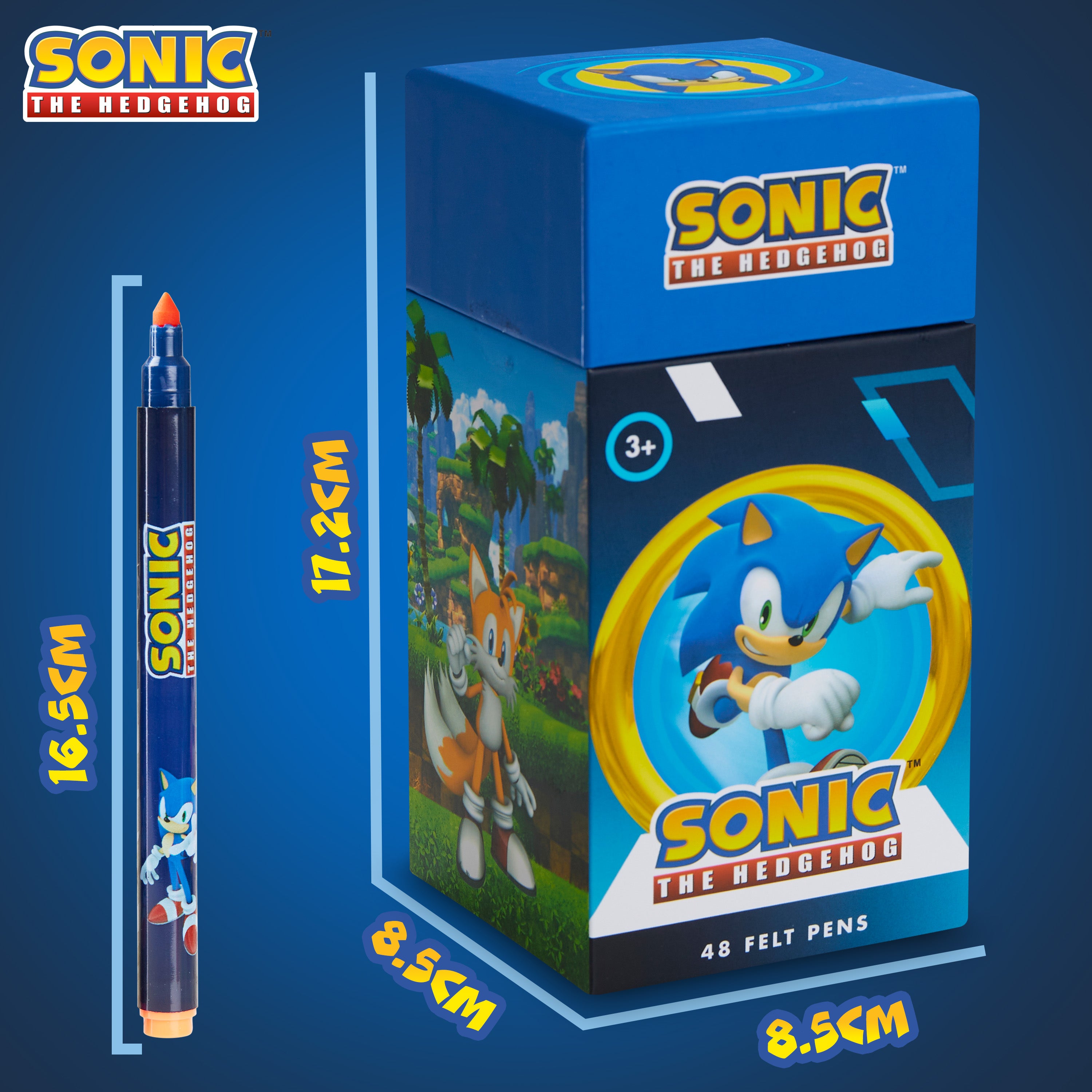 get-trend-sonic-48-feutres-enfant-lavables-sonic image 6