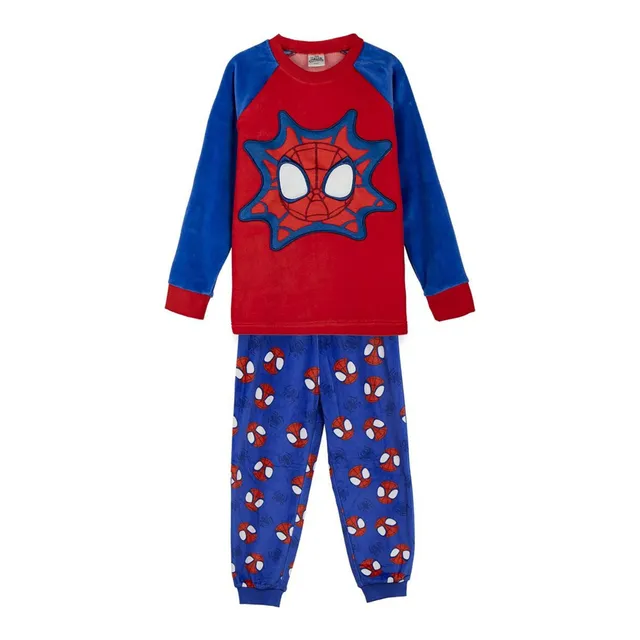 marvel-pyjama-spidey-long-jersey-enfant-3-ans-bleu image 1