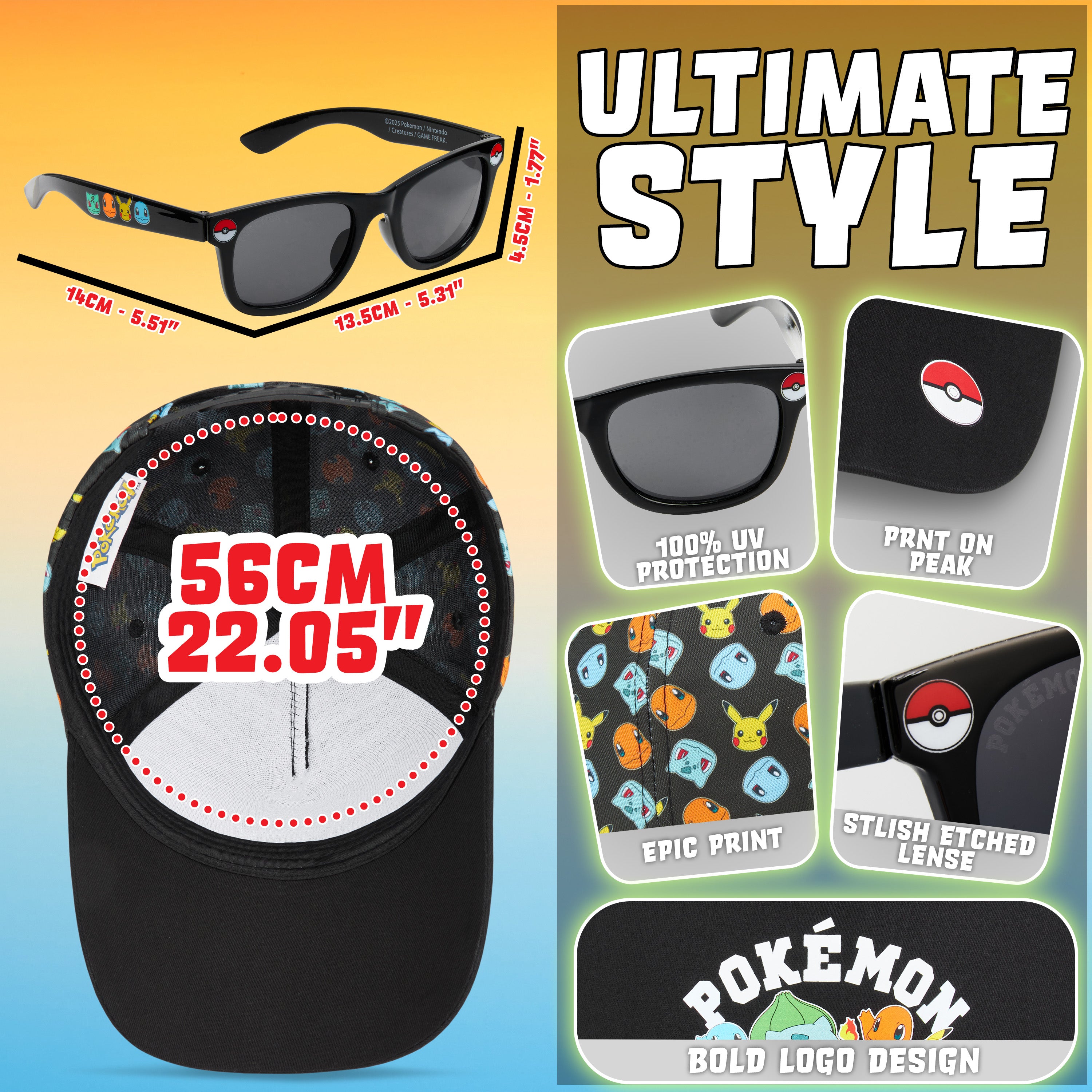 get-trend-boys-set-casquette-lunettes-enfant-protection-uv image 6
