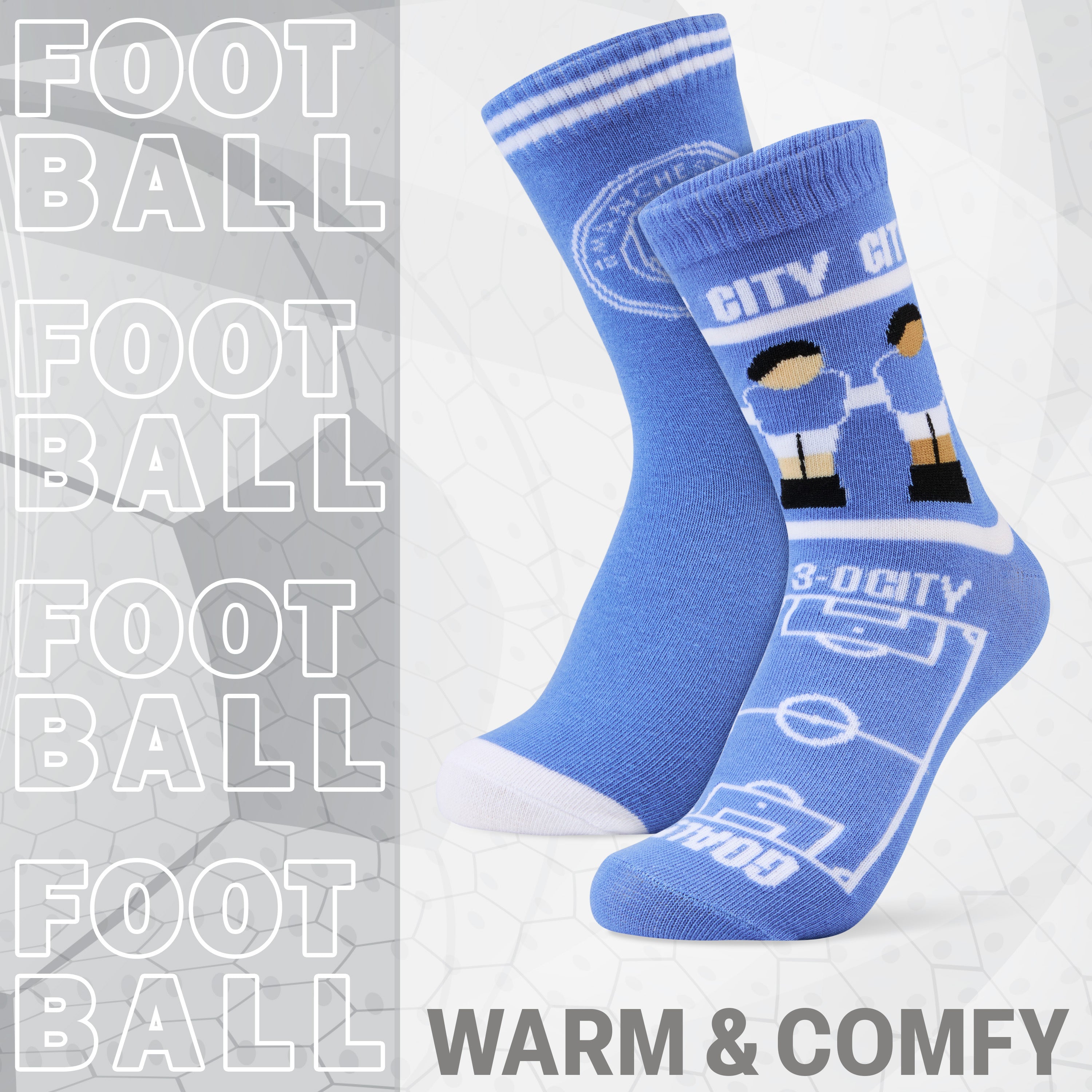 manchester-city-chaussettes-gar-on-lot-2-mini-ballon image 3