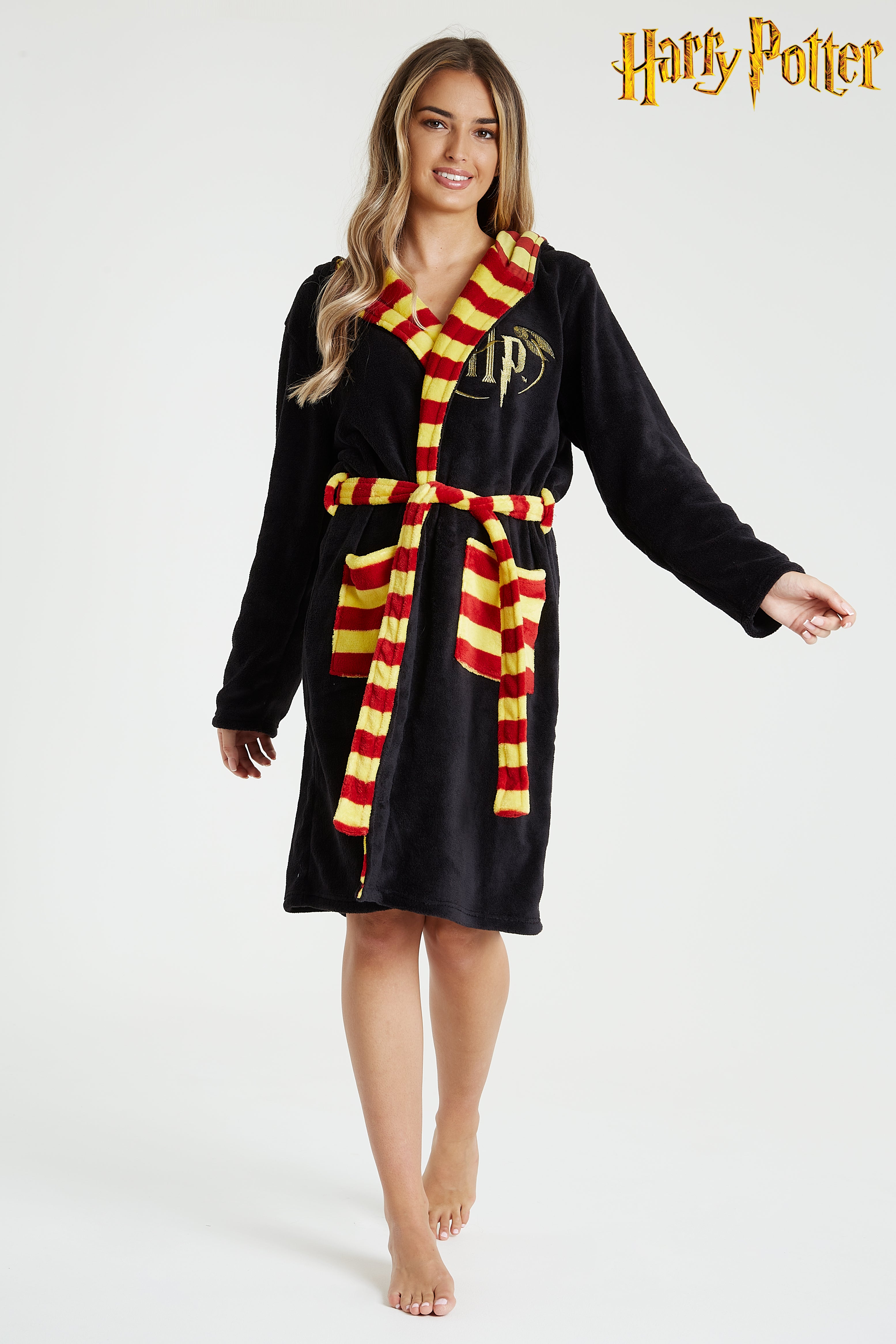 harry-potter-peignoir-polaire-adulte-capuche-sorcier-taille-m image 3