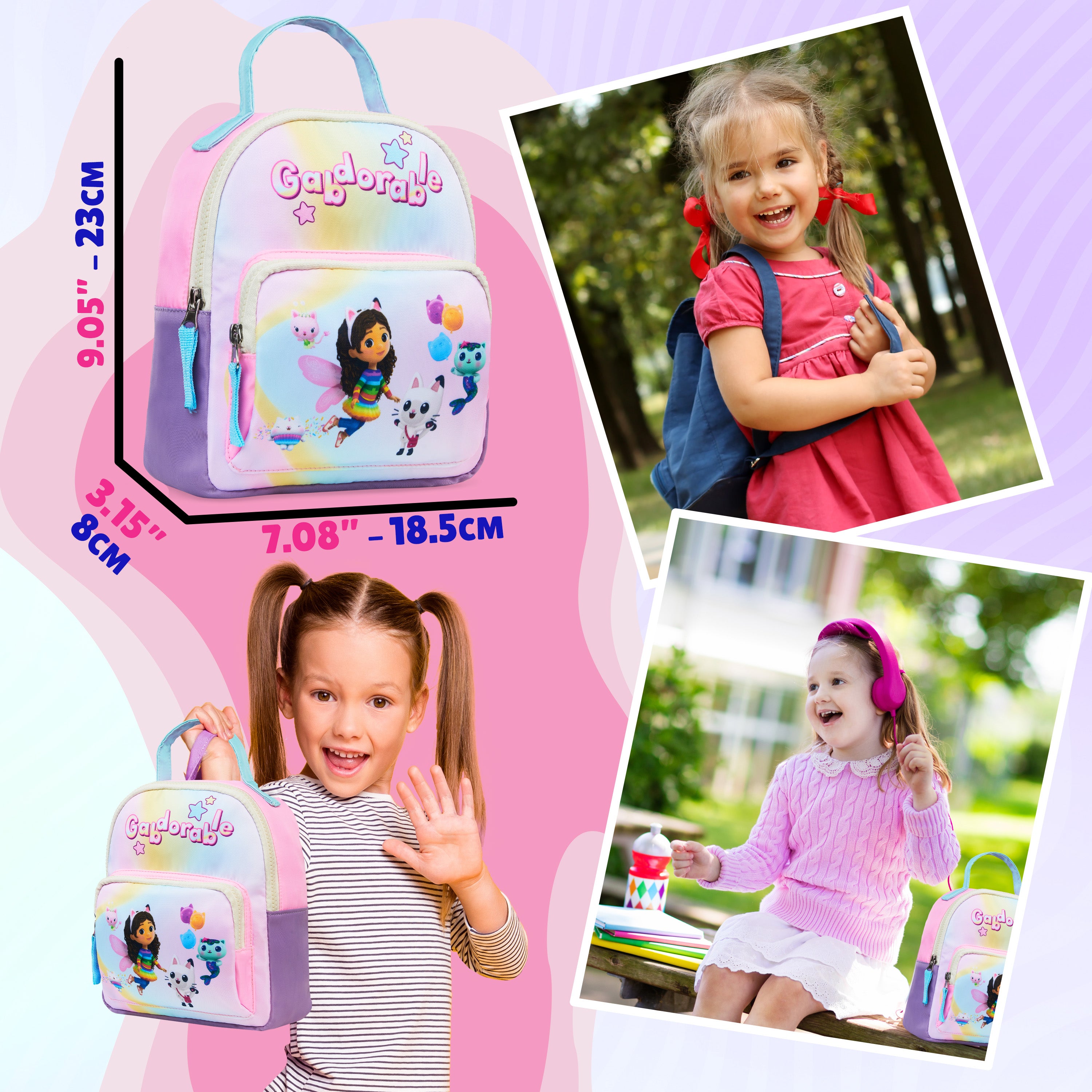 gabby-s-dollhouse-sac-dos-fille-petit-rucksack-l-ger image 2