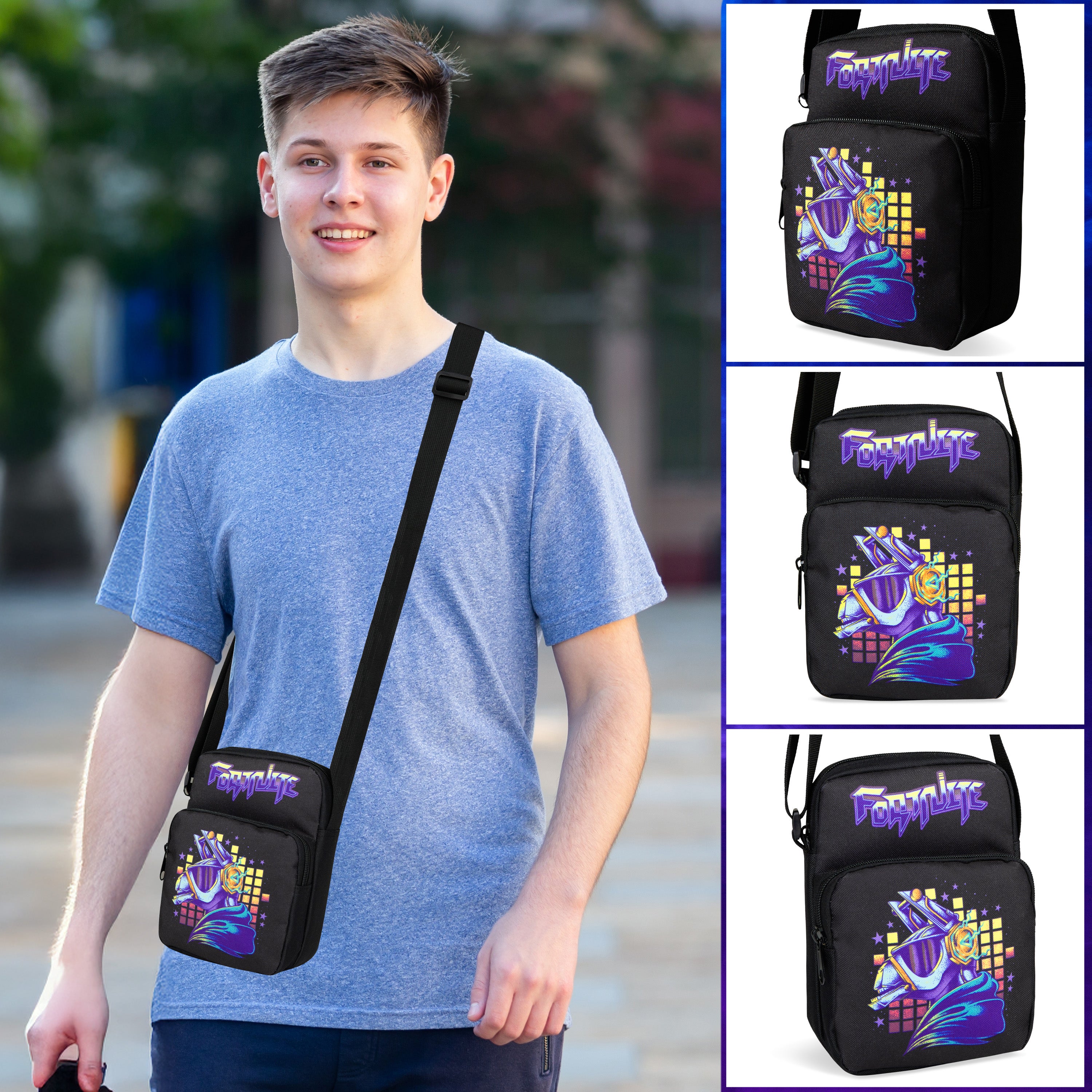 fortnite-sac-bandouli-re-gar-on-crossbody-voyage-noir image 5