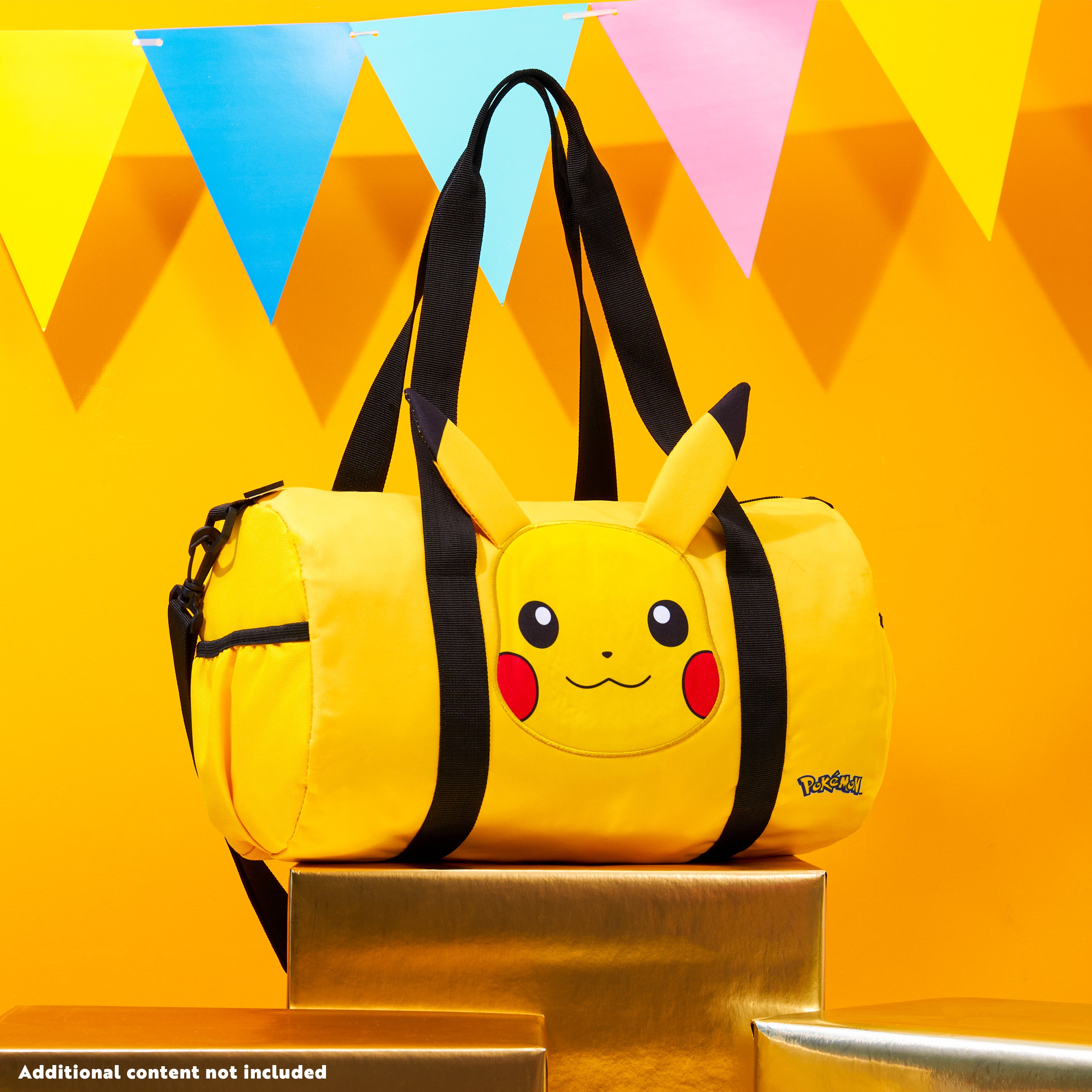 pok-mon-sac-voyage-enfant-pikachu-jaune-oreilles-3d-sport image 2