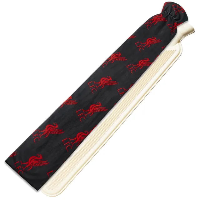liverpool-fc-bouillotte-eau-chaude-longue-2l-noire-rouge-housse-douce image 1