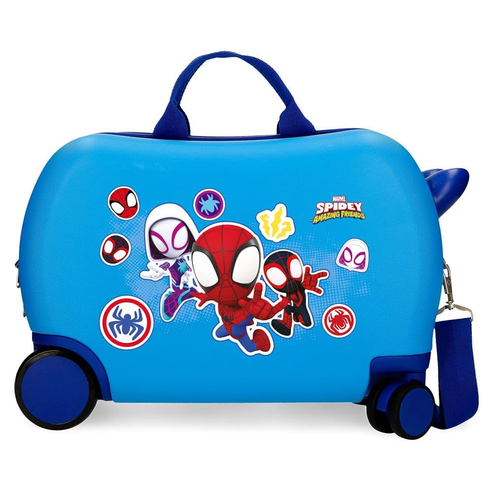 marvel-spiderman-go-webs-go-valise-enfant-rigide-bleue image 8