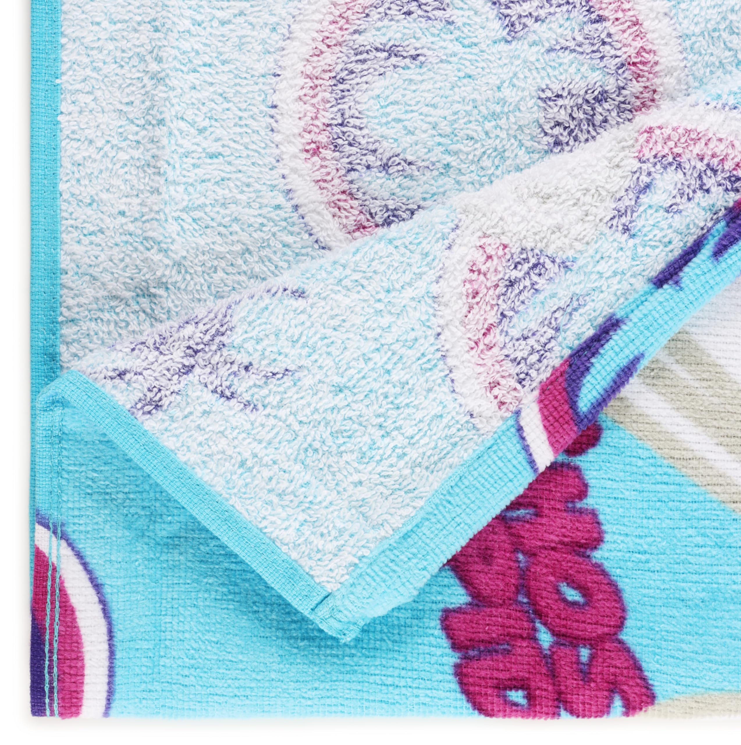 jay-franco-spidey-ghost-spider-cape-de-bain-enfant-bleue-56x56-cm image 4