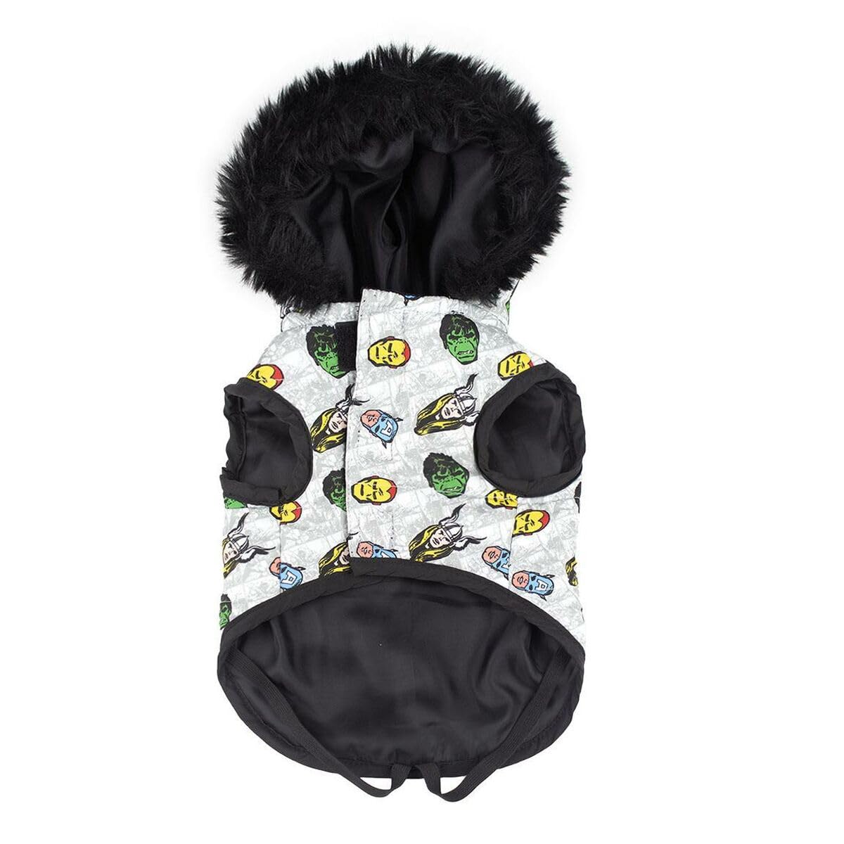 marvel-avengers-manteau-chien-gris-medium-capuche image 5