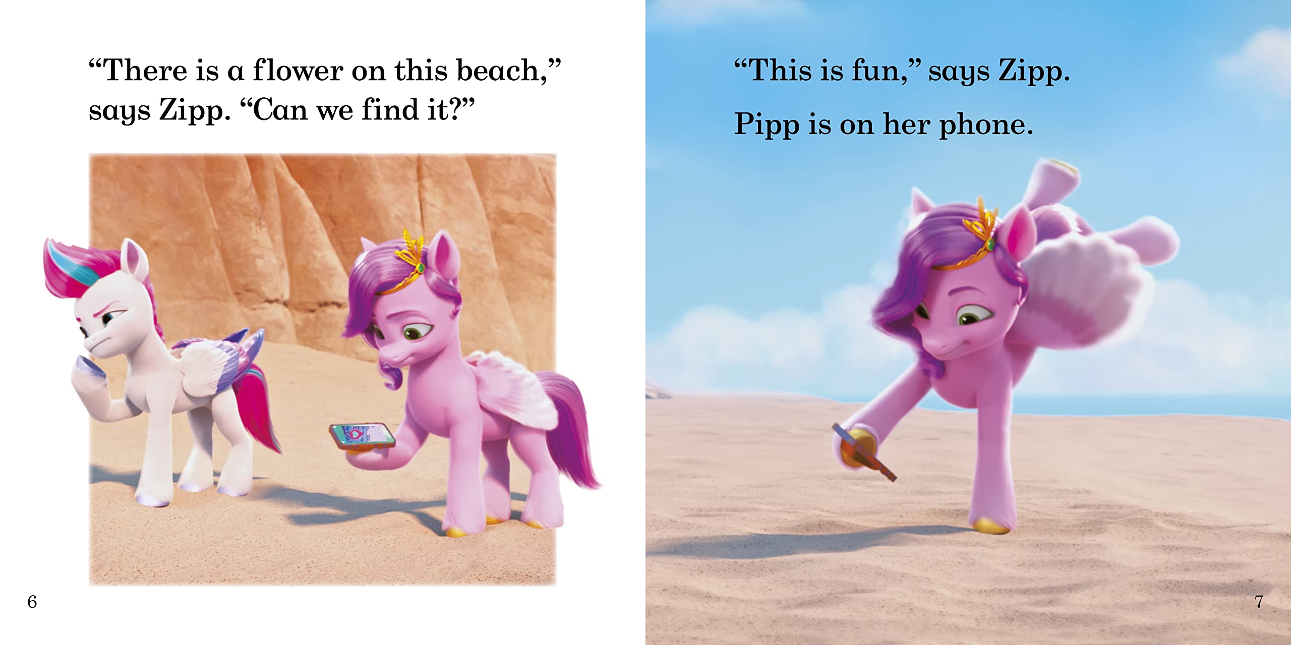 my-little-pony-ladybird-readers-zipp-and-pipp-find-a-flower-livre-d-butant image 2