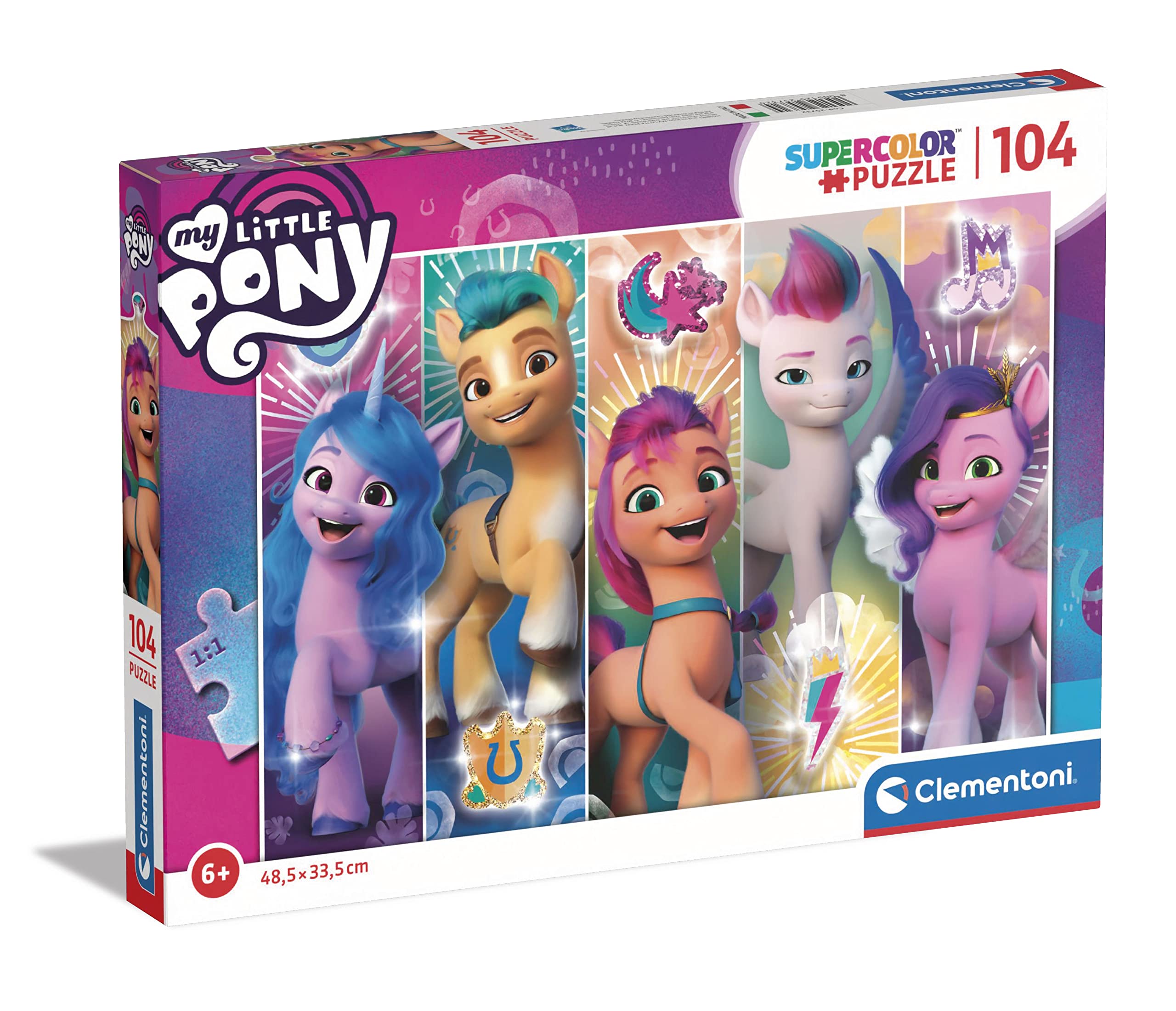 clementoni-my-little-pony-puzzle-104-pi-ces-supercolor image 1