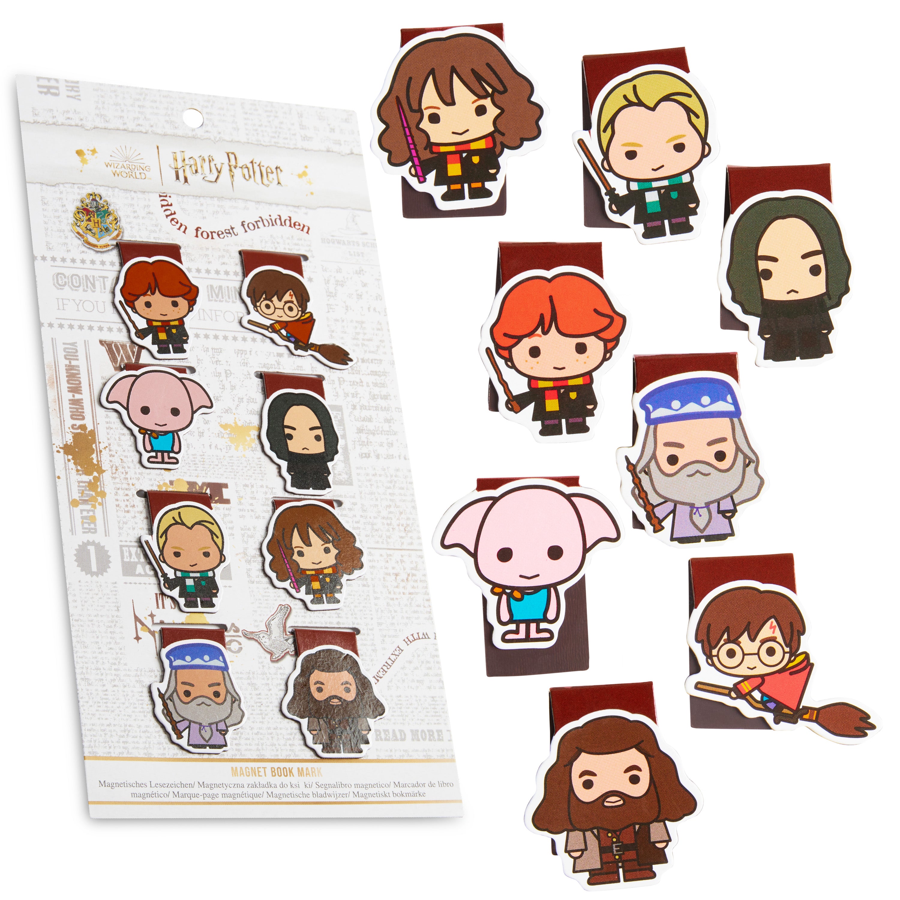 get-trend-harry-potter-marque-page-magn-tique-lot-8-lecture-cole image 1