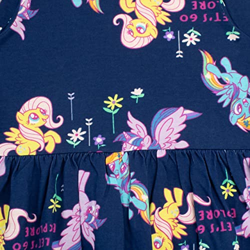 my-little-pony-robe-fille-bleu-marine-3-4-ans-manches-longues image 4