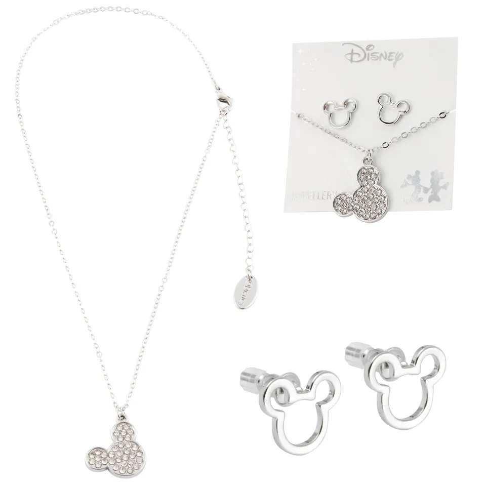 disney-mickey-parure-bijoux-fille-collier-bracelet-boucles image 1