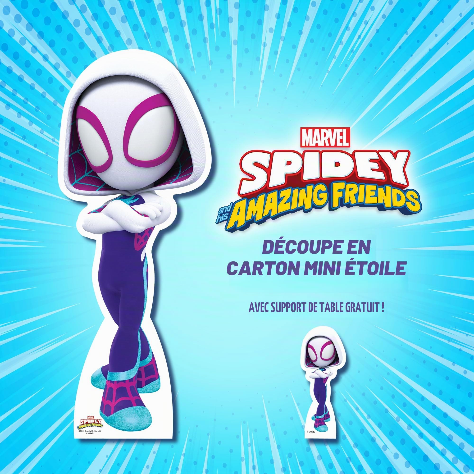 star-cutouts-spidey-ghost-spider-d-coupe-carton-araign-e-fant-me image 6