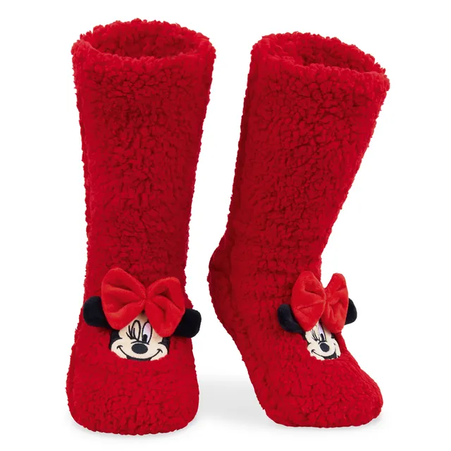 disney-minnie-chaussons-chaussettes-femme-polaire-antidlisse image 1
