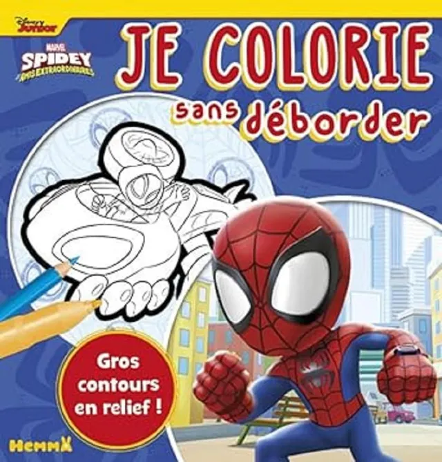 marvel-spidey-et-ses-amis-livre-coloriage-sans-d-border-d-s-3-ans image 1