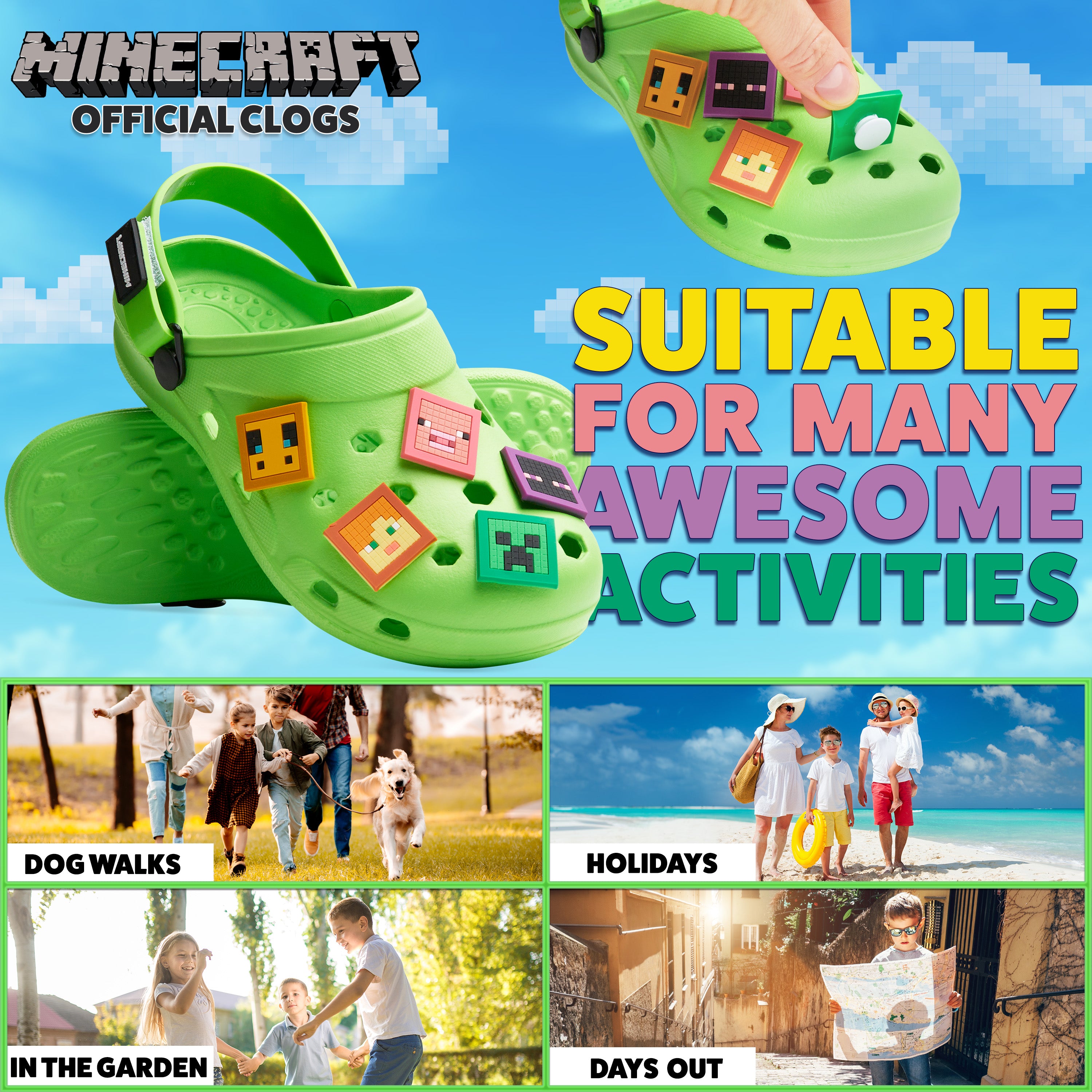 minecraft-sabots-gar-on-clogs-t-caoutchouc-jardin-plage image 5