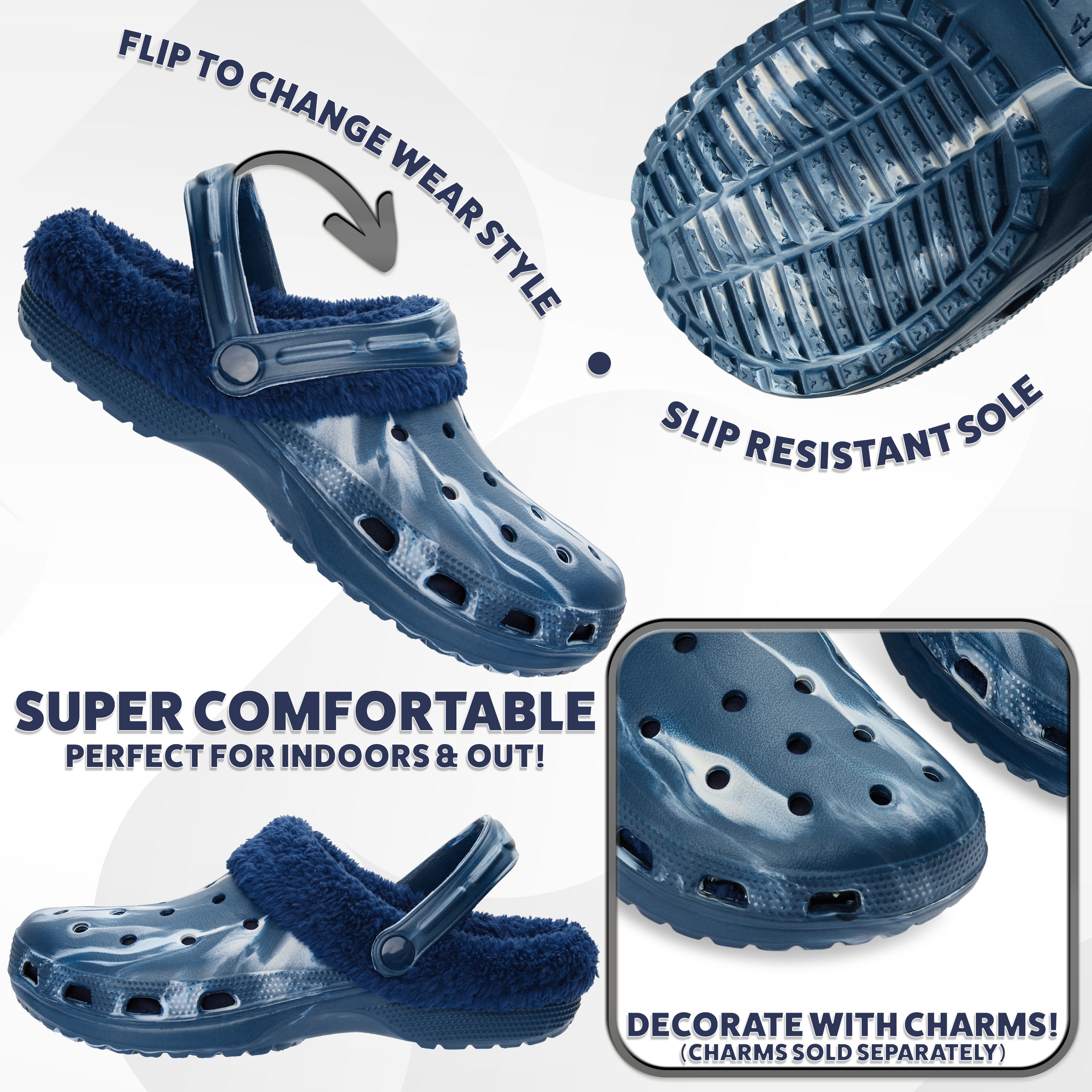 citycomfort-sabots-fourr-s-homme-bleu-marbr-43 image 4