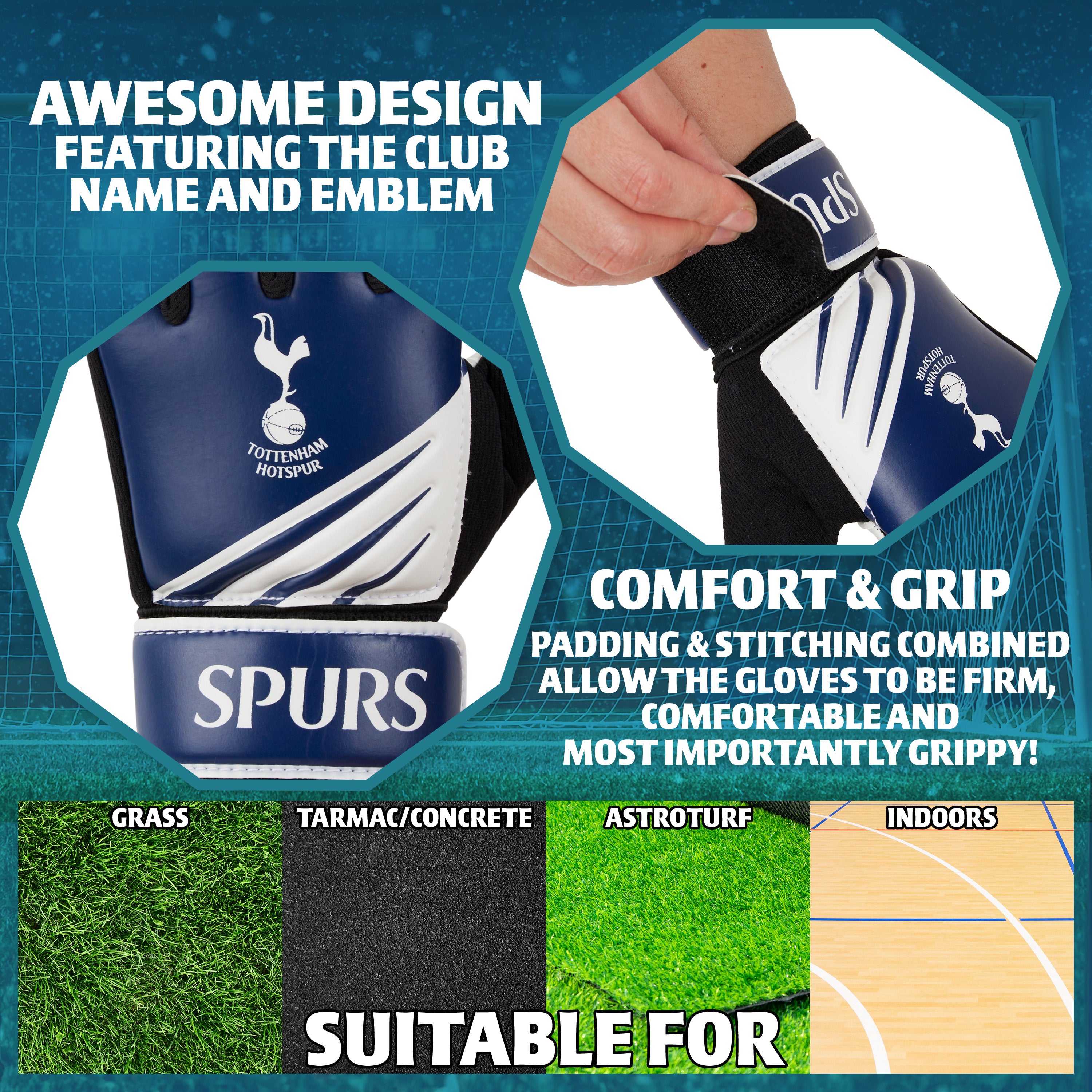 get-trend-tottenham-hotspur-gants-gardien-enfant-taille-7 image 5