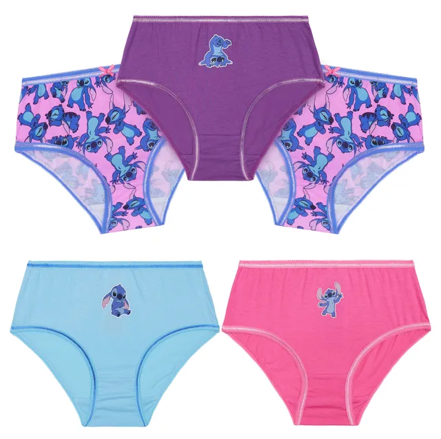 disney-stitch-culottes-fille-coton-lot-5-motifs-stitch image 1