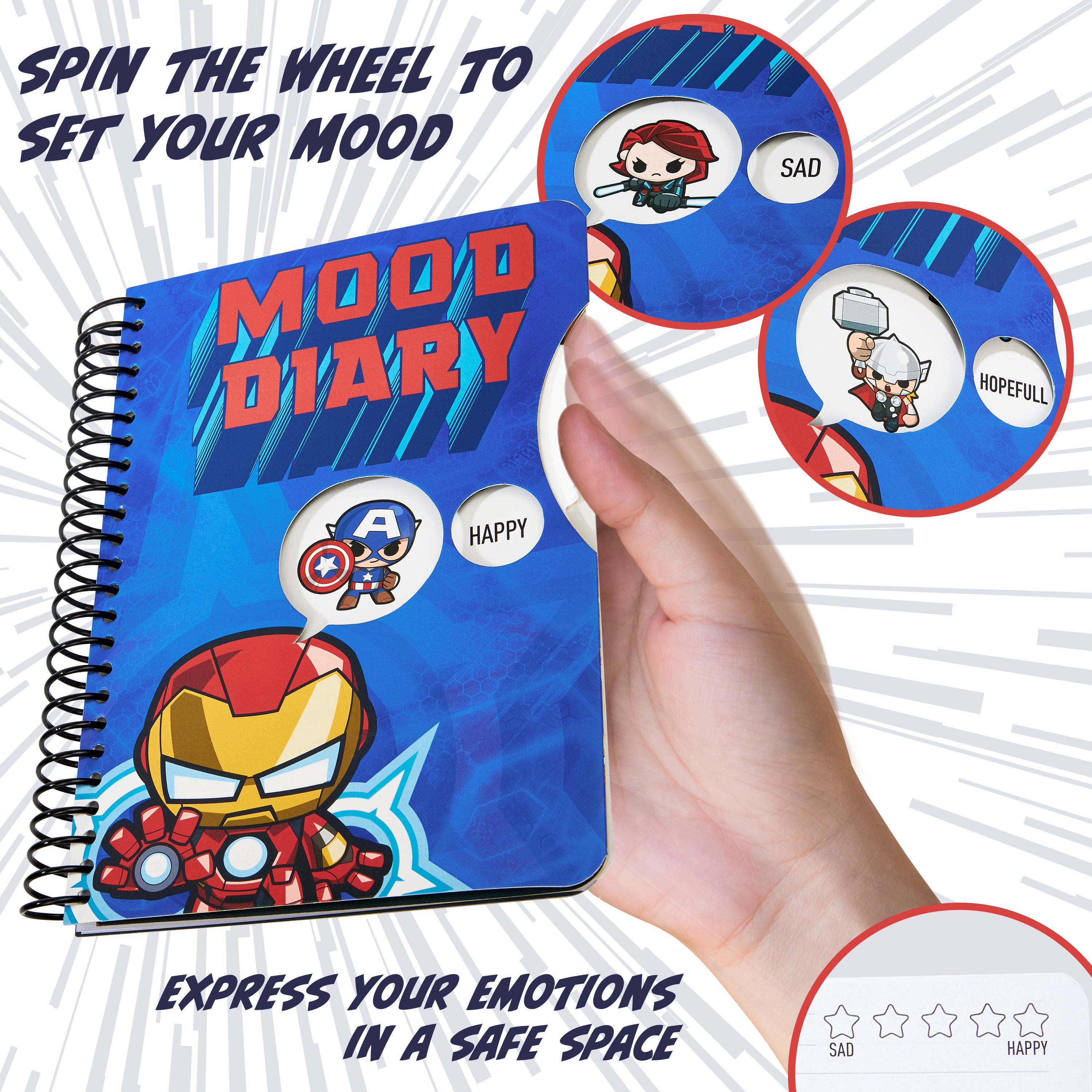 marvel-avengers-carnet-intime-iron-man-stickers image 4