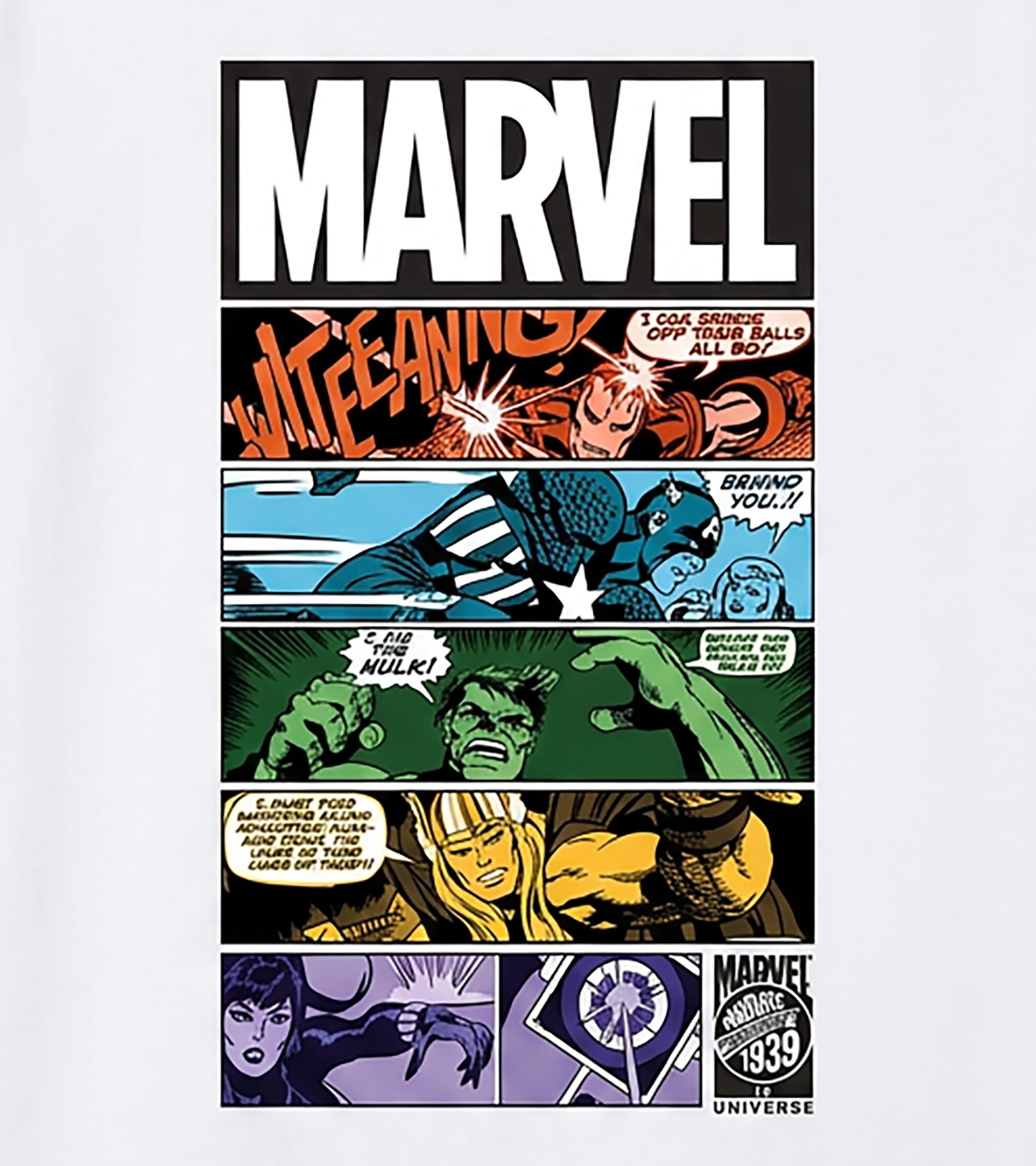 marvel-t-shirt-gar-on-6-ans-blanc-super-h-ros-coton image 2