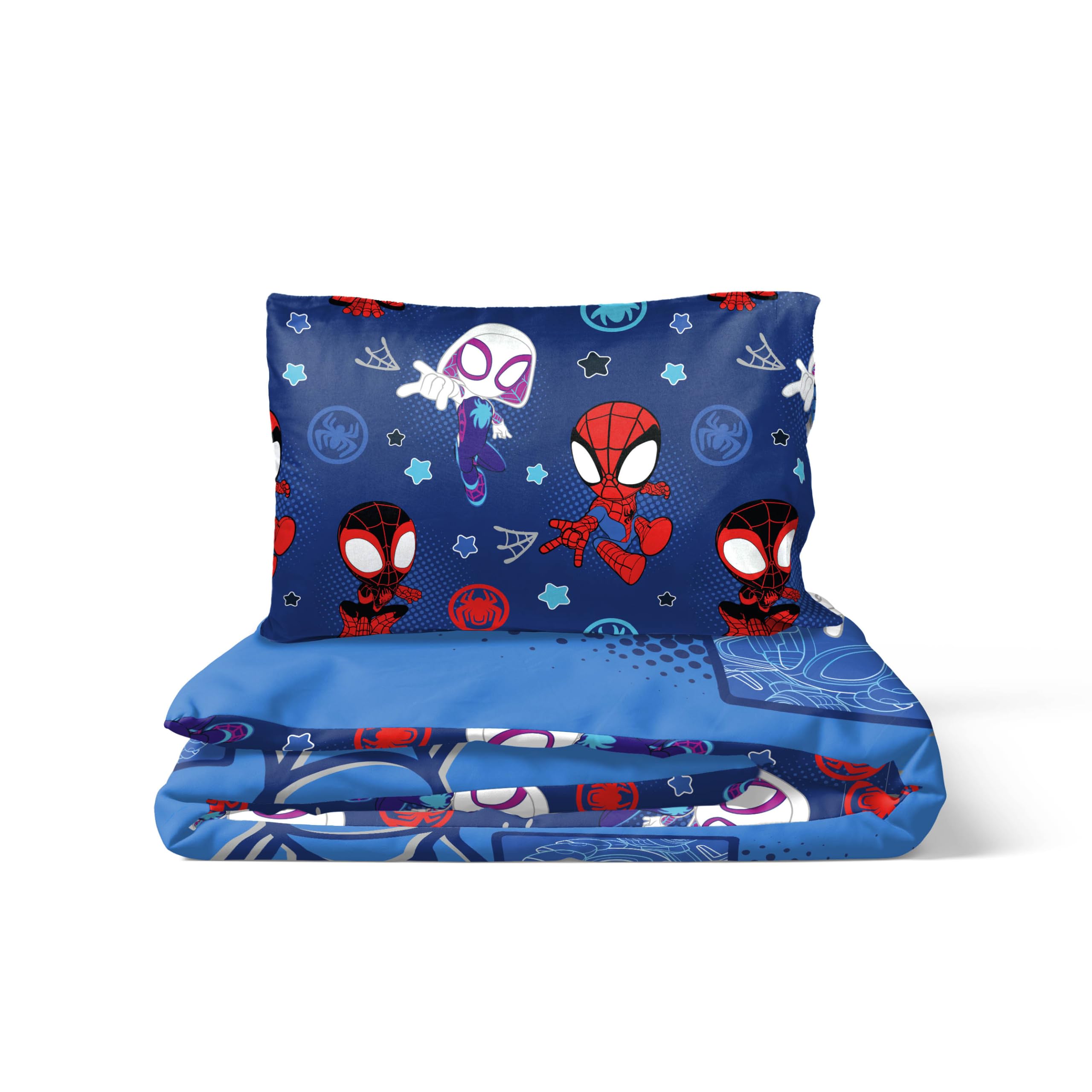 marvel-spidey-et-ses-amis-parure-de-lit-coton-bleu-140x200 image 5