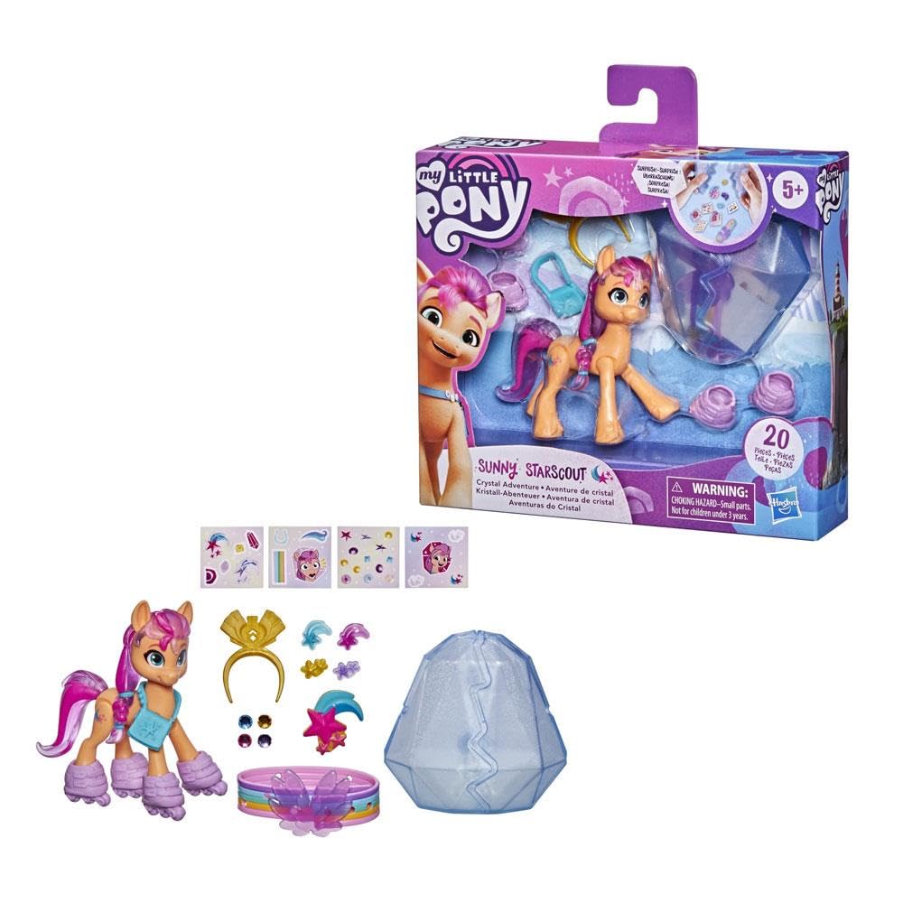 my-little-pony-new-generation-aventure-de-cristal-sunny-figurine-7-5-cm image 4
