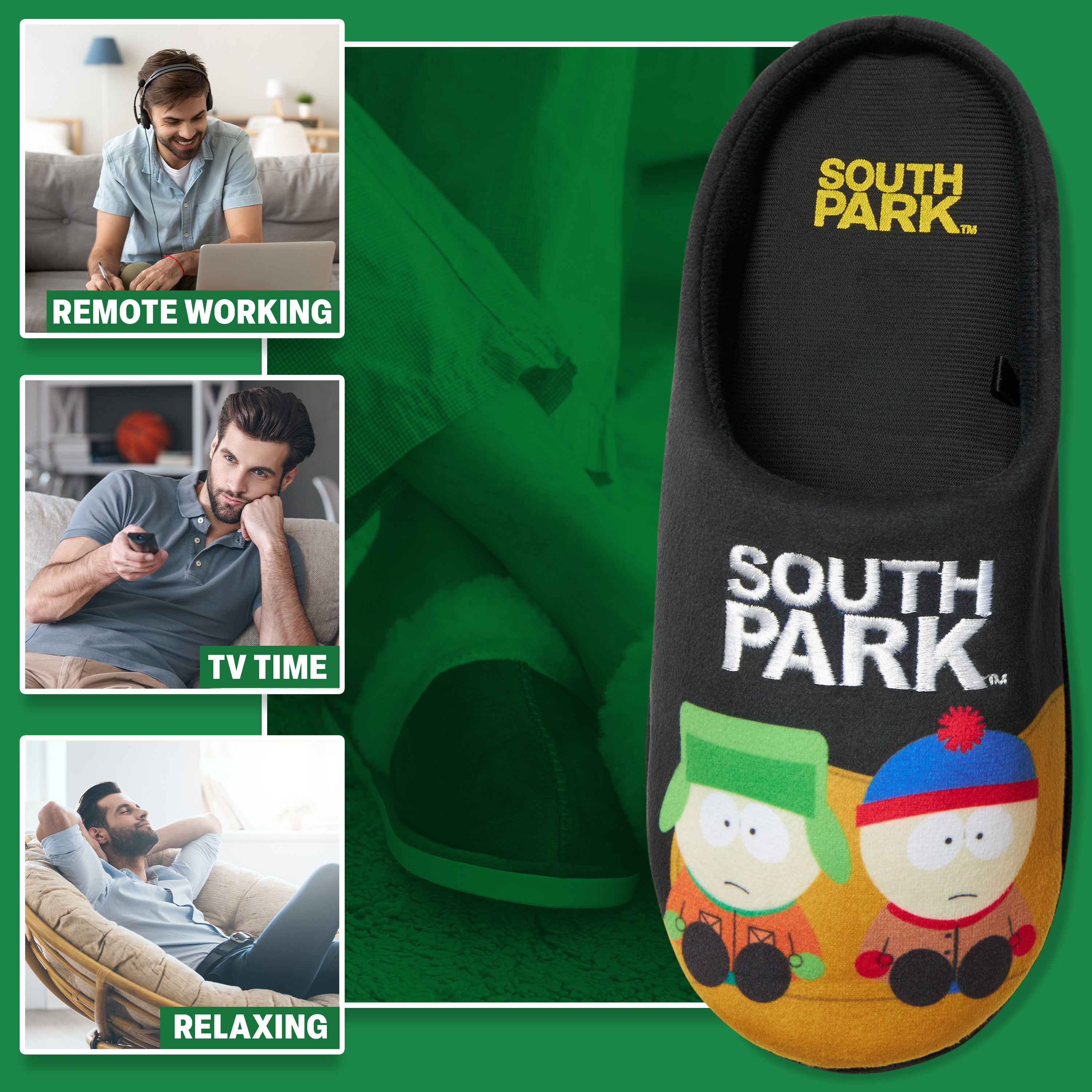 south-park-mules-homme-cosy-antidas-mules-7uk-12uk image 3
